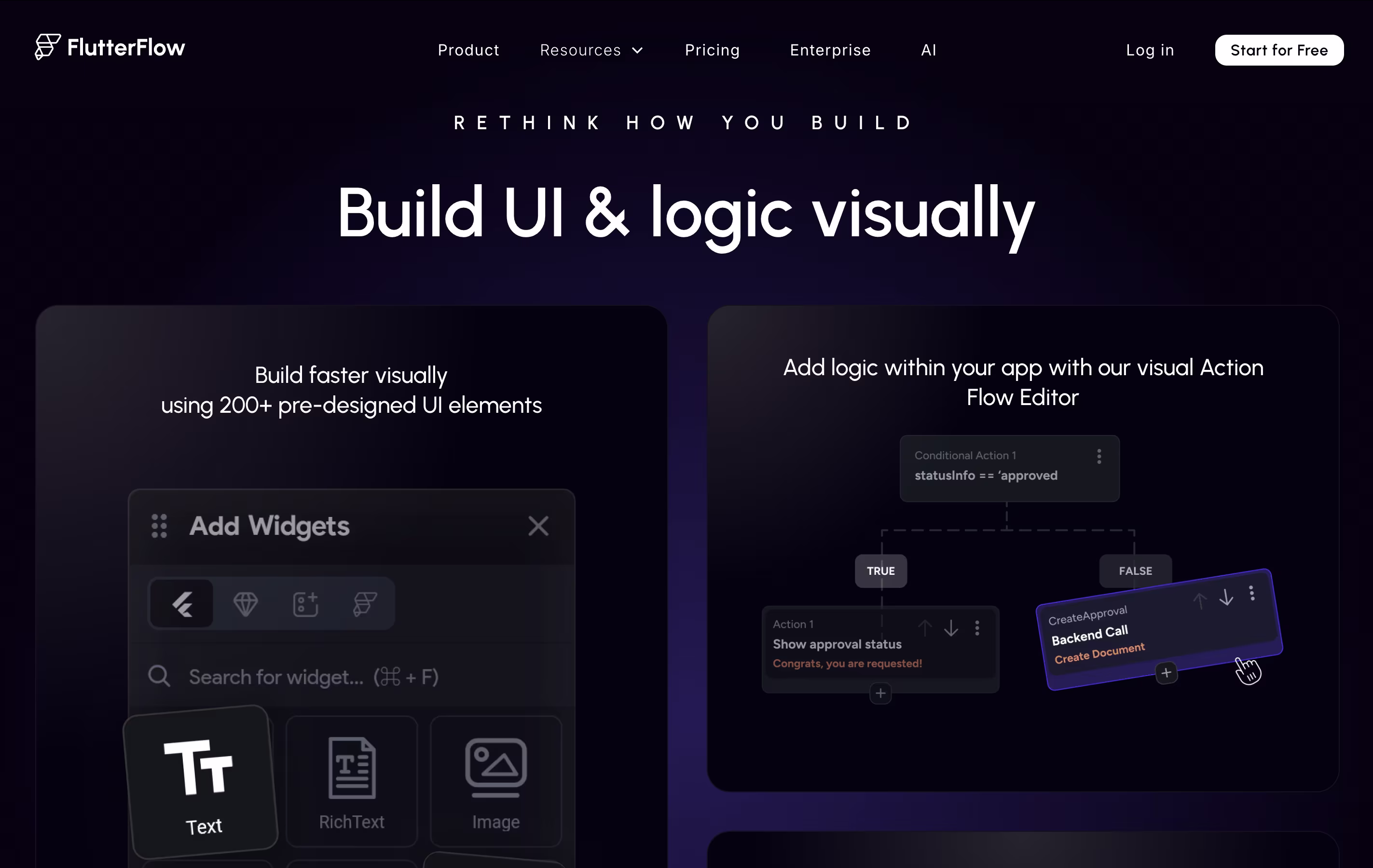 FlutterFlow screenshot 2
