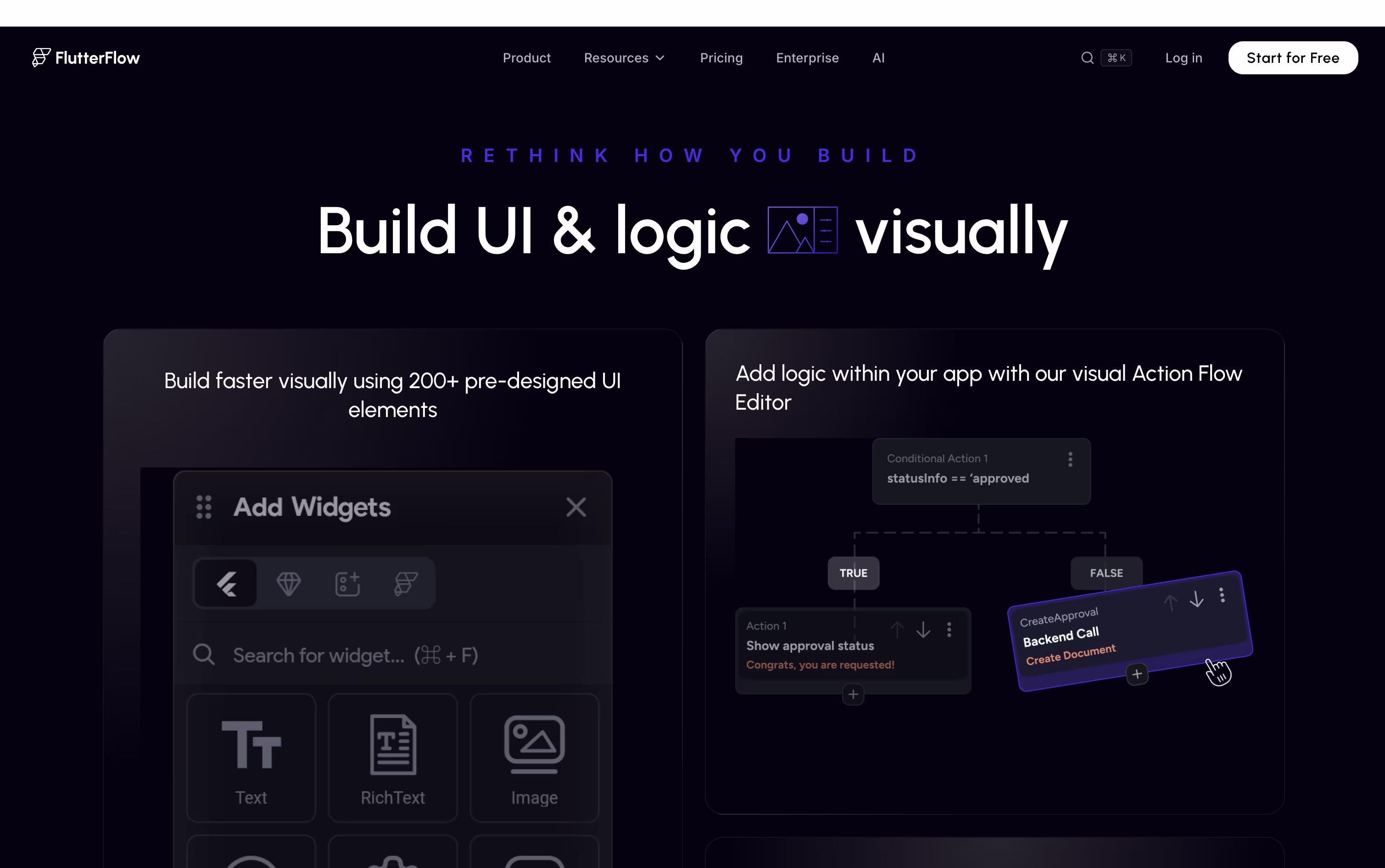 FlutterFlow screenshot 2
