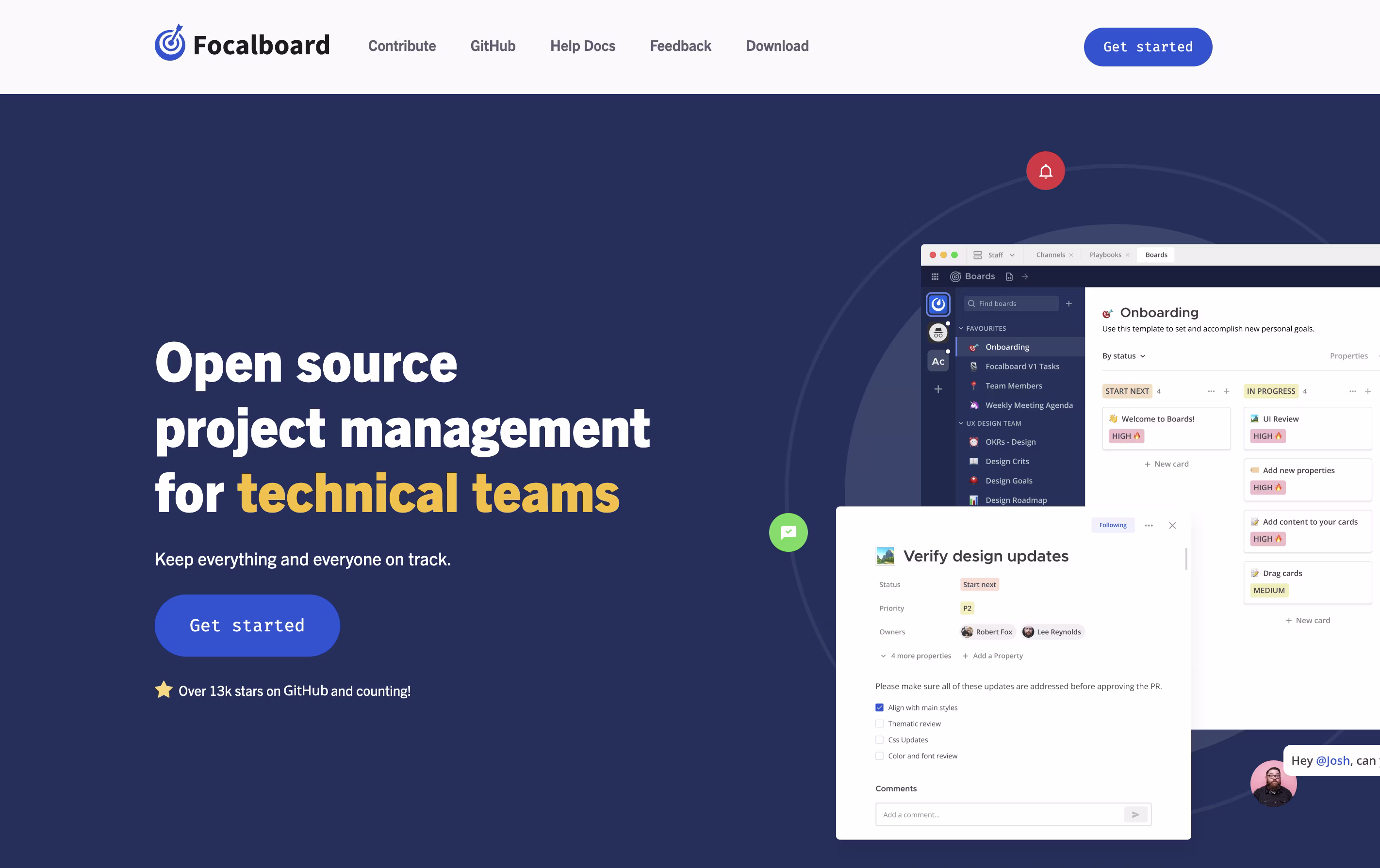 Focalboard screenshot
