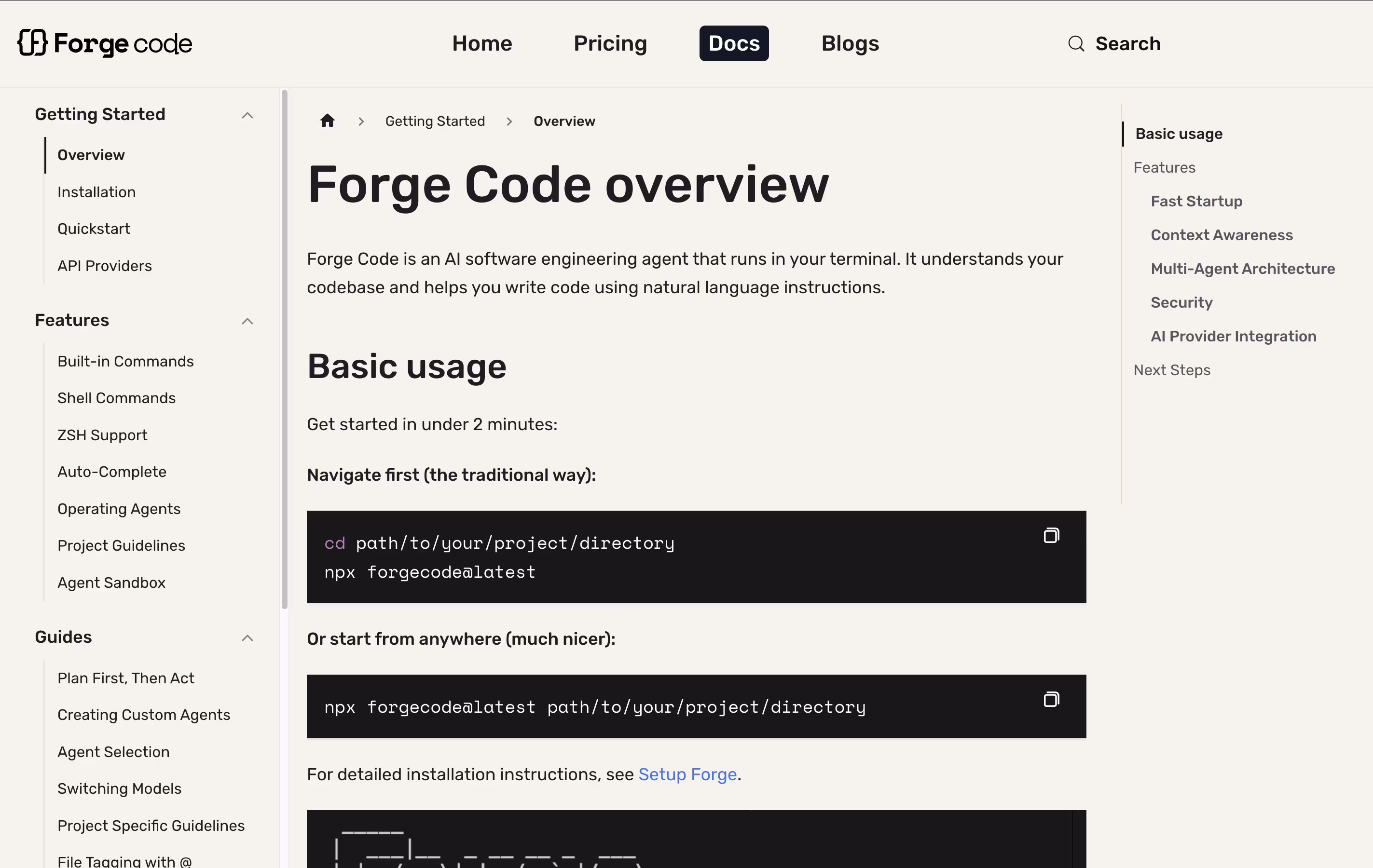 Forgecode screenshot 3