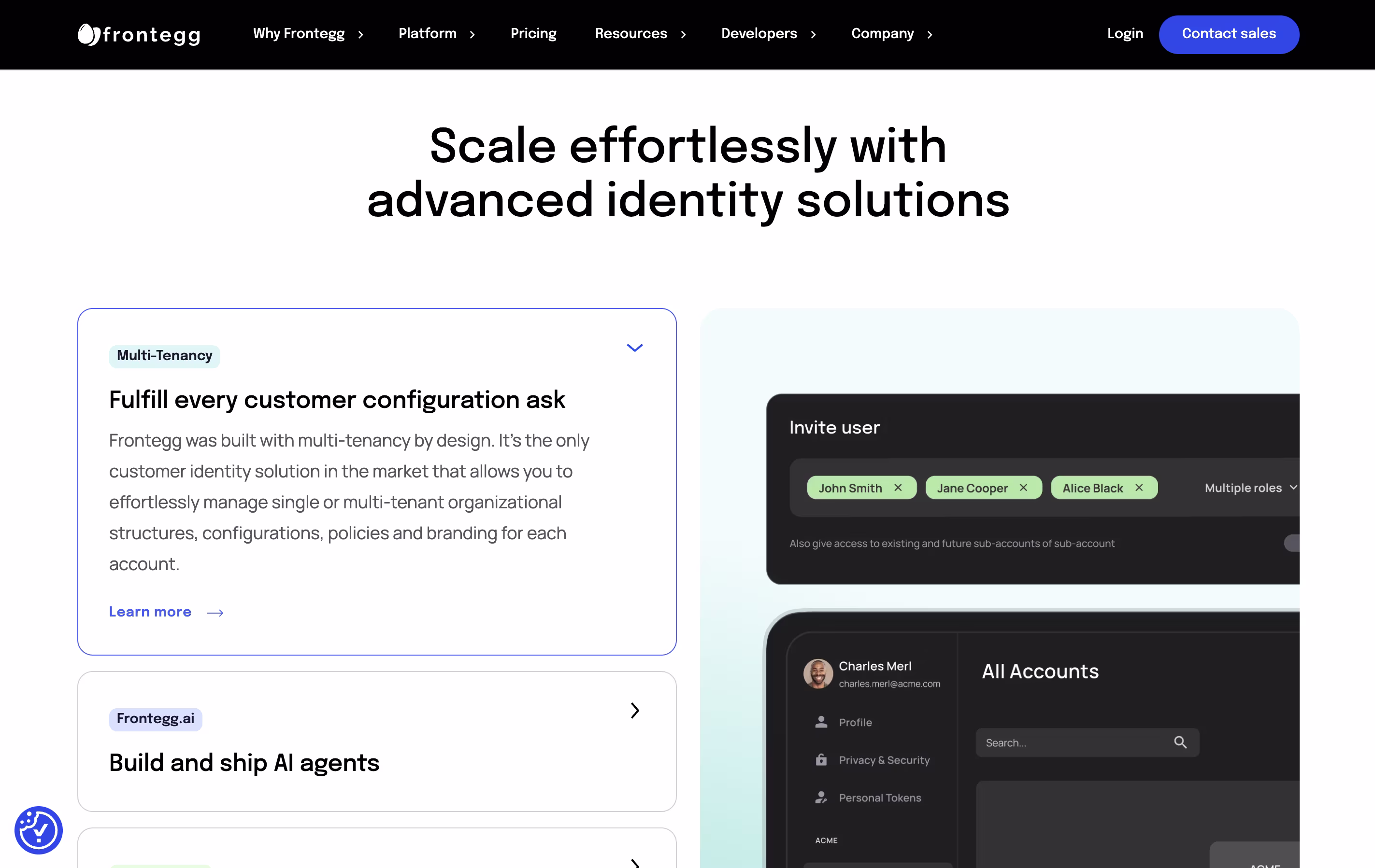 Frontegg screenshot 2