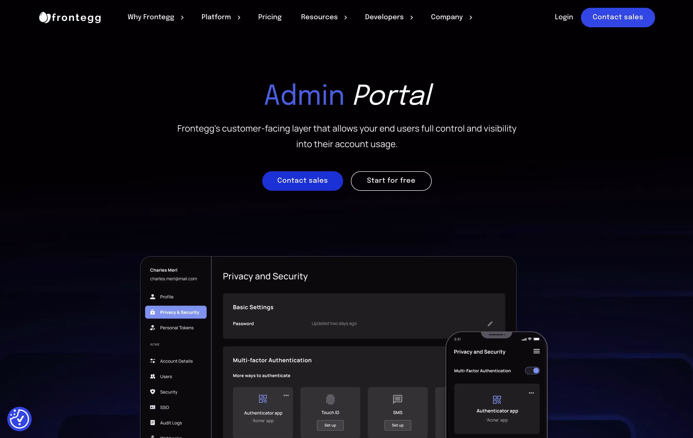 Frontegg screenshot 6