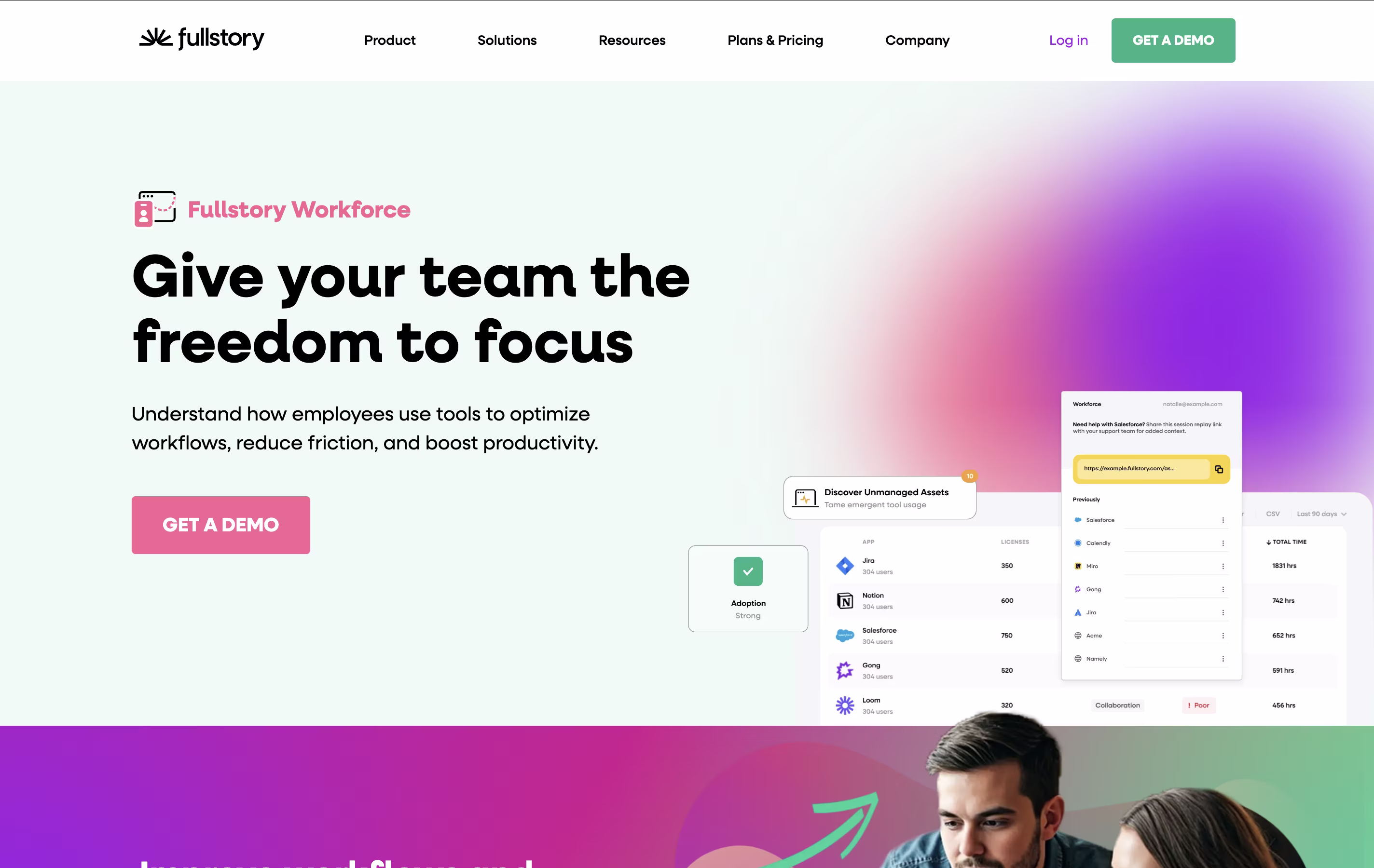 FullStory screenshot 5