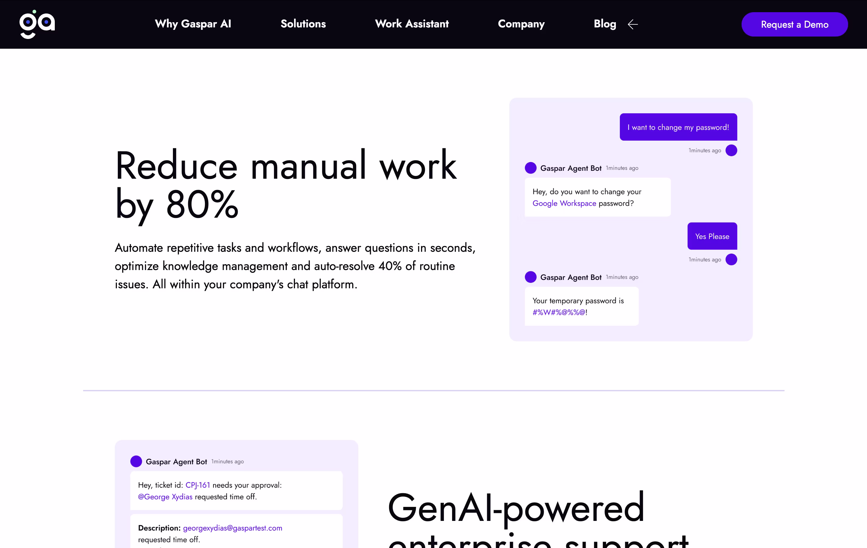 Gaspar AI screenshot 2