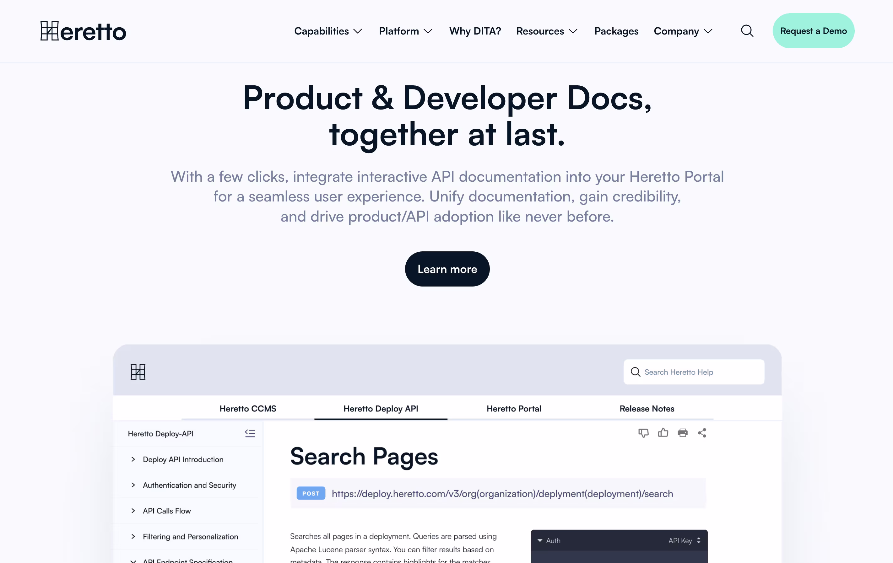 Heretto screenshot 6