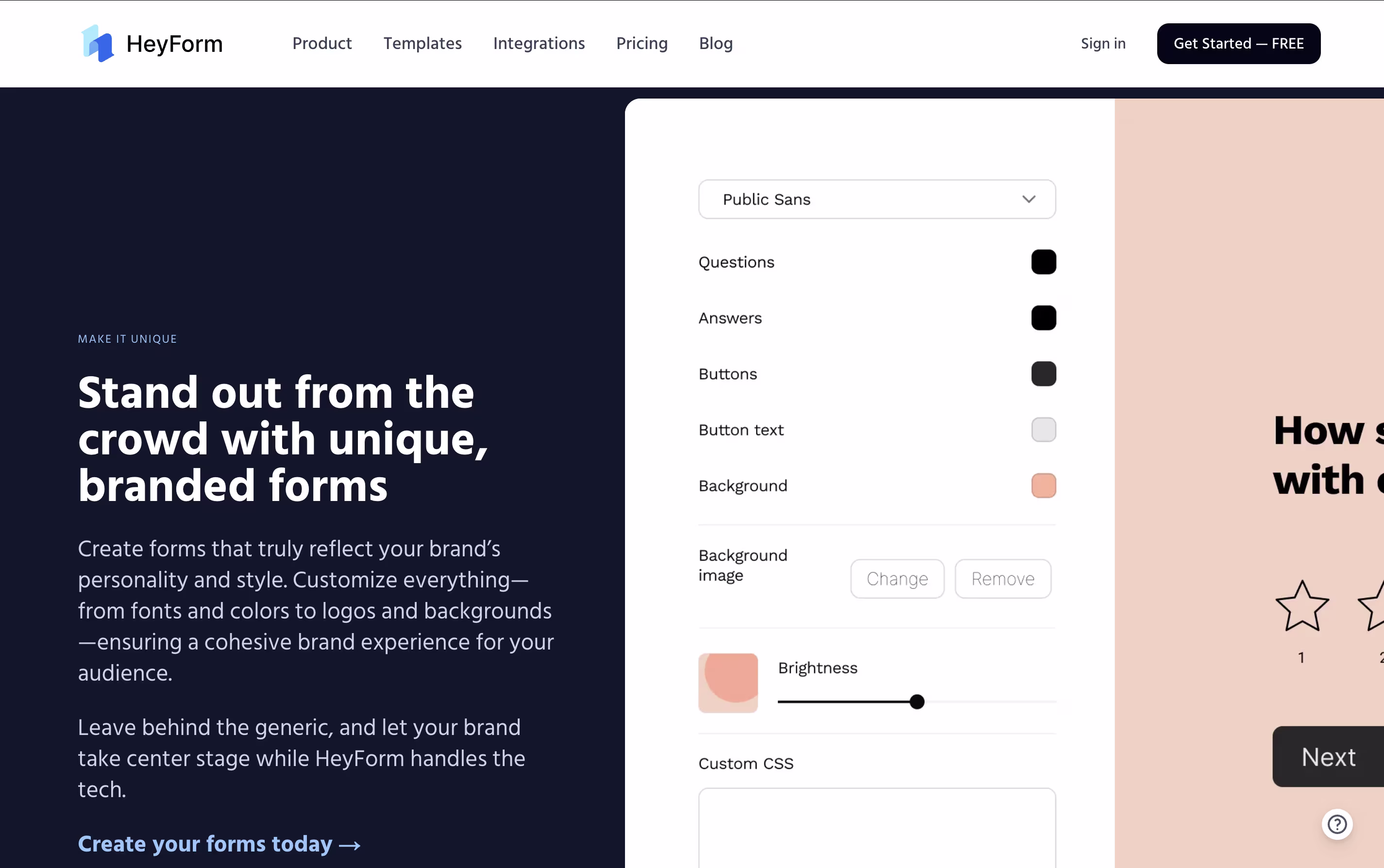 HeyForm screenshot 2