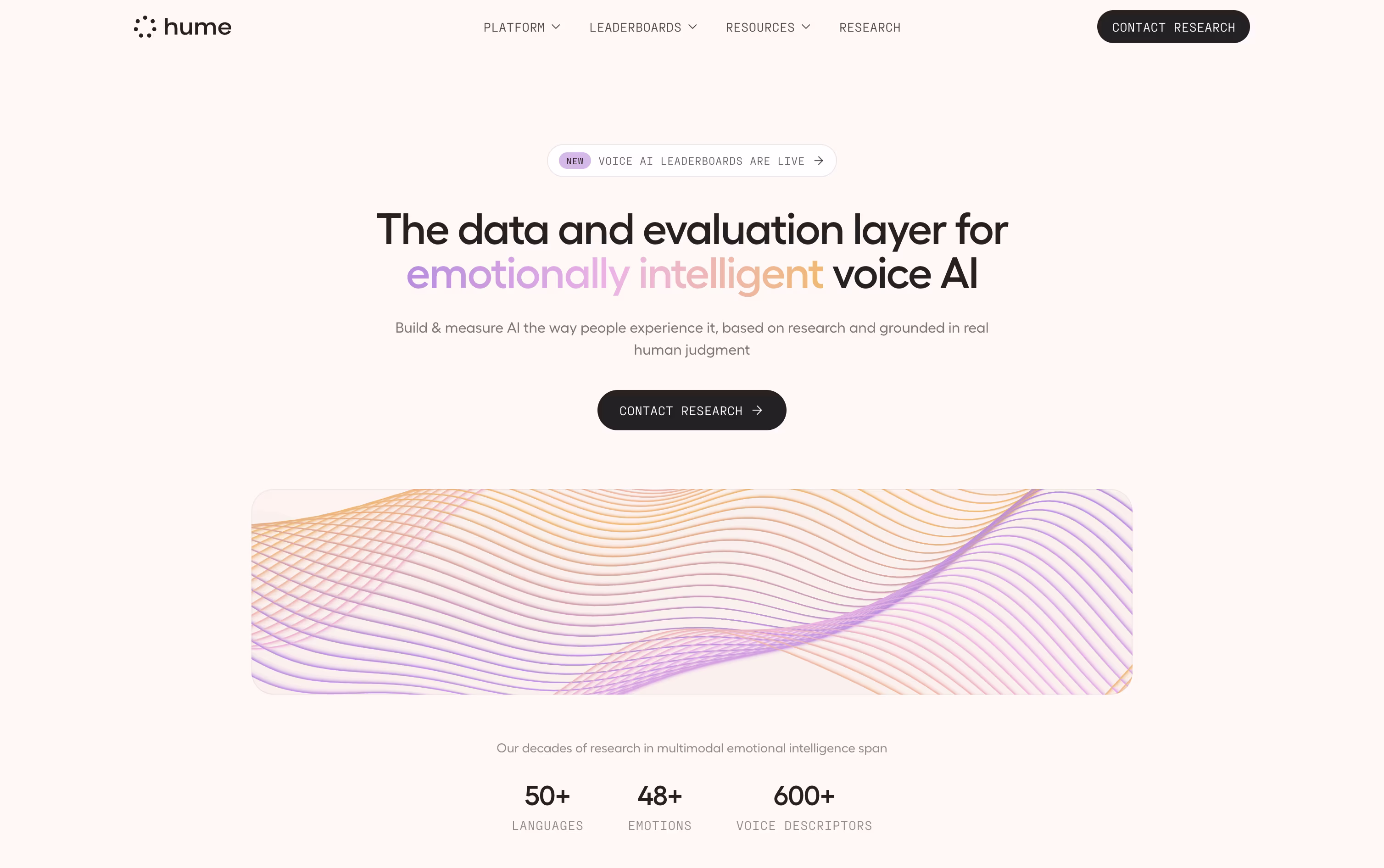 Hume AI screenshot