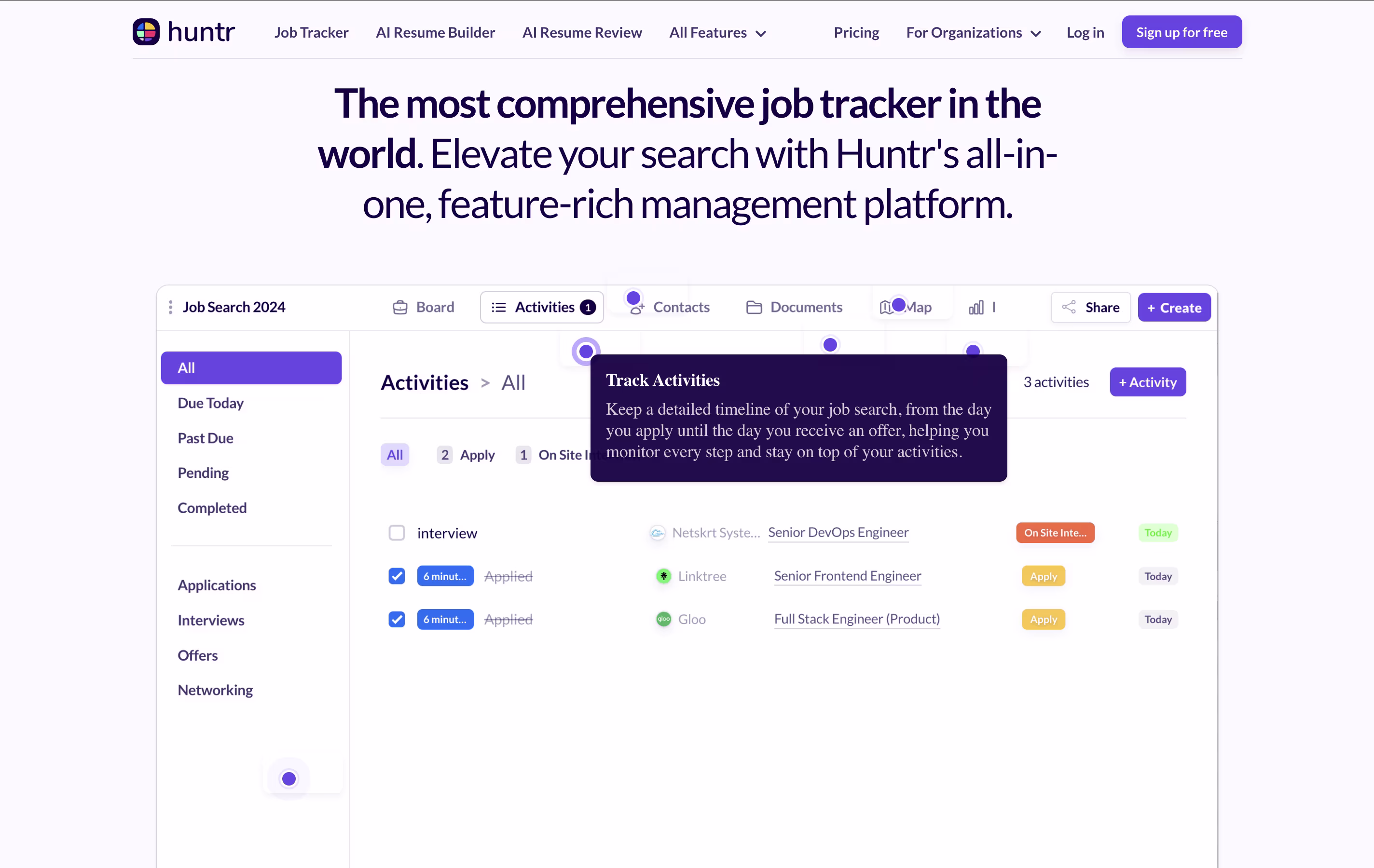 Huntr screenshot 5