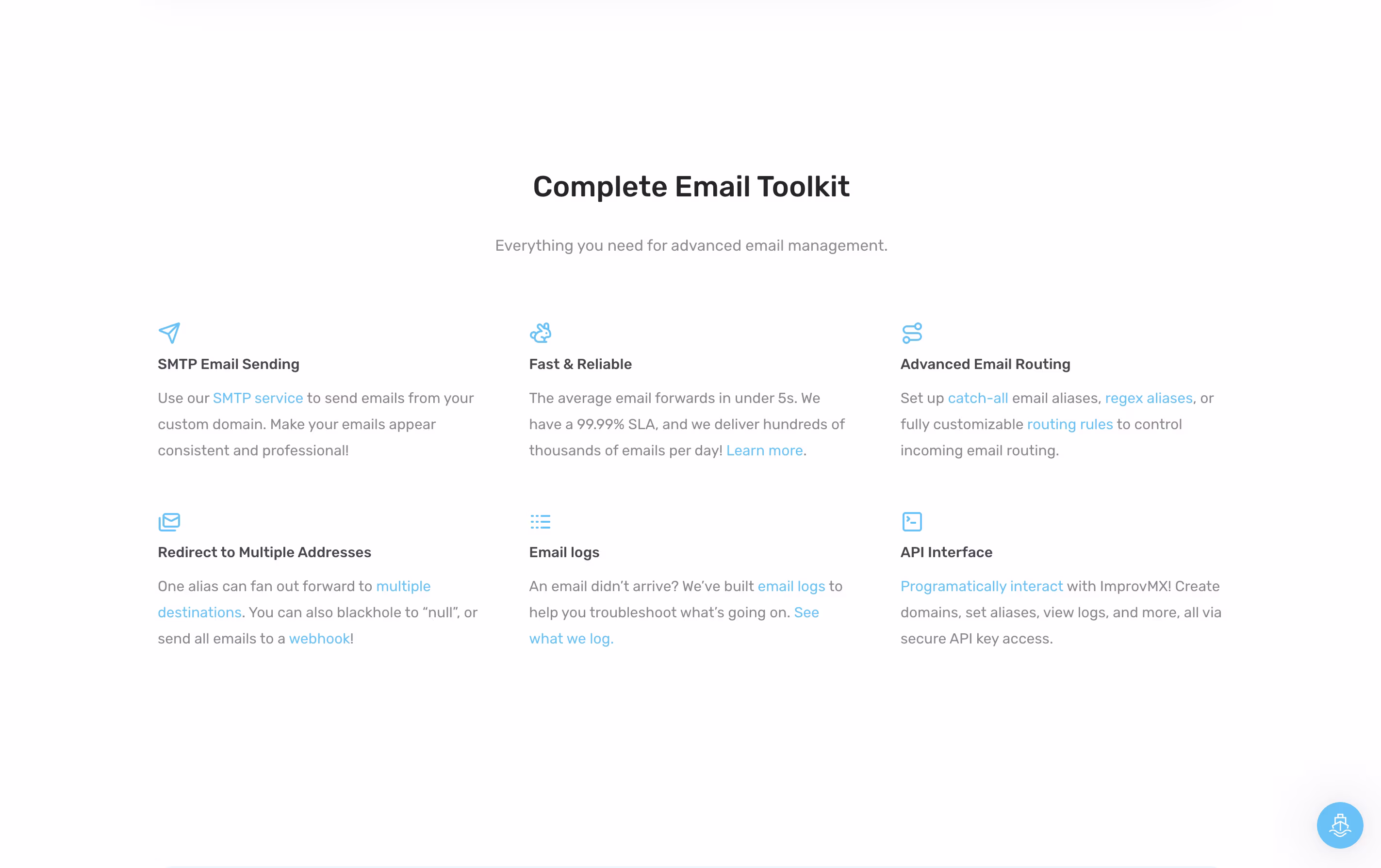 ImprovMX screenshot 3