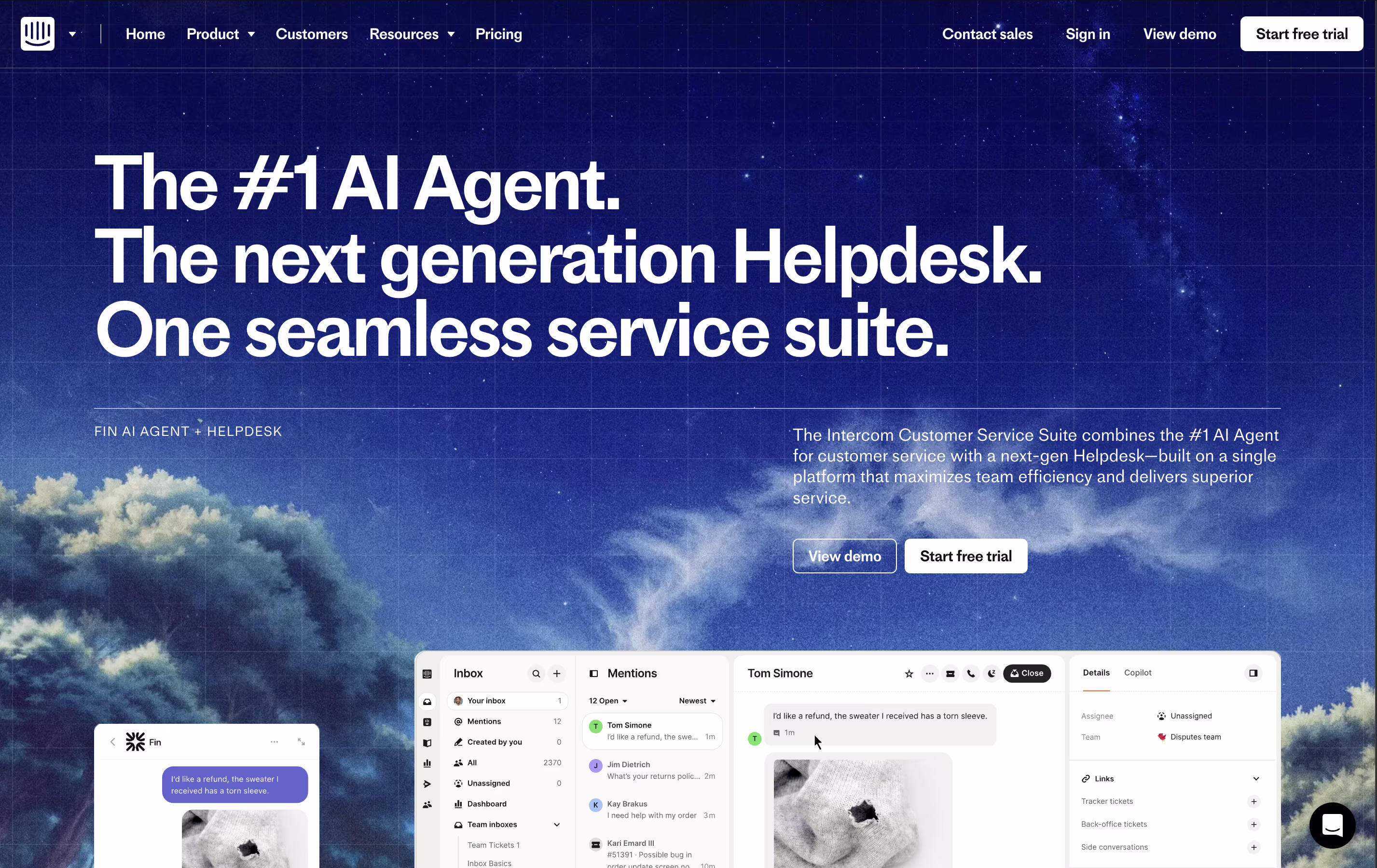 Intercom screenshot 2