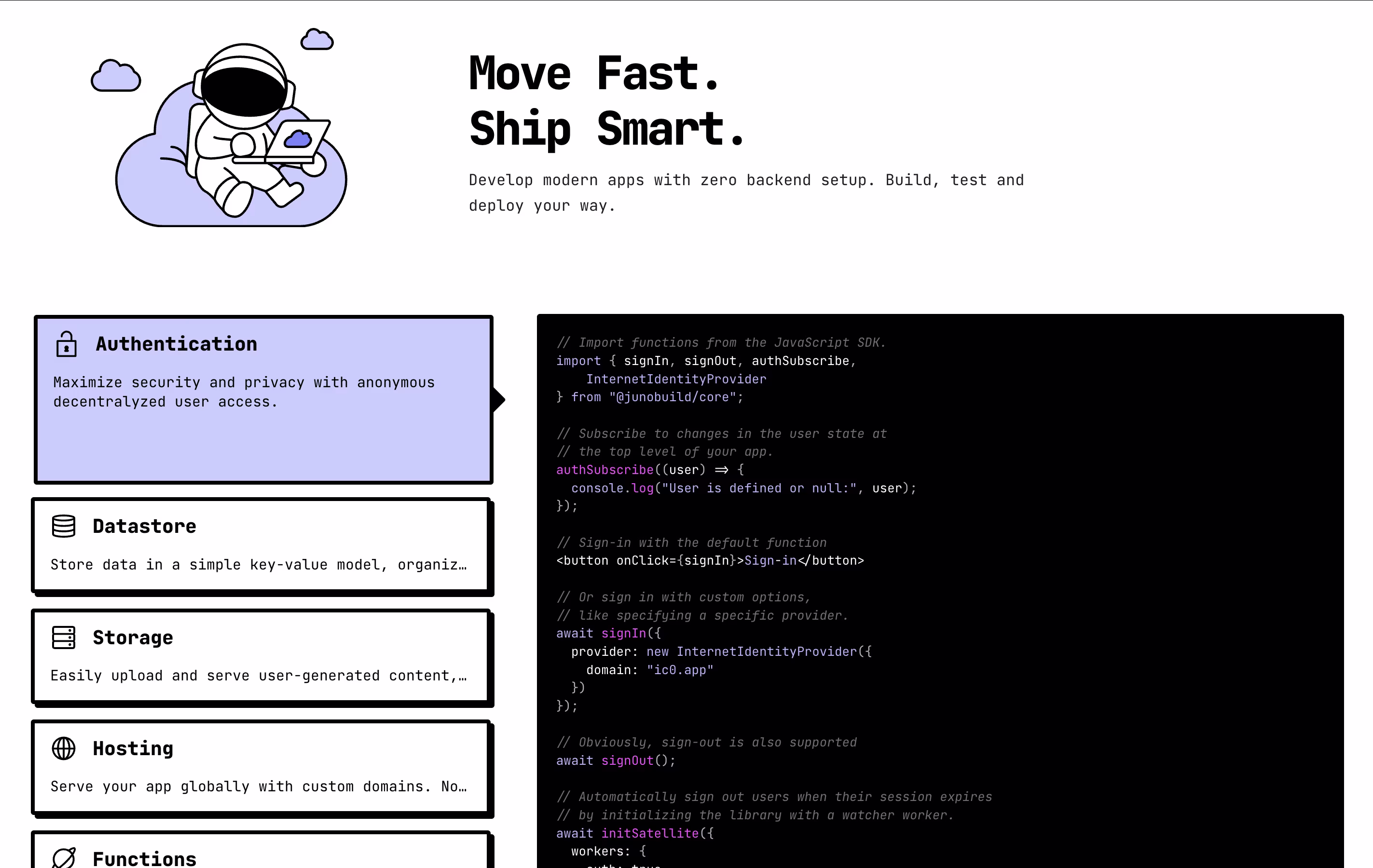 Juno screenshot 3