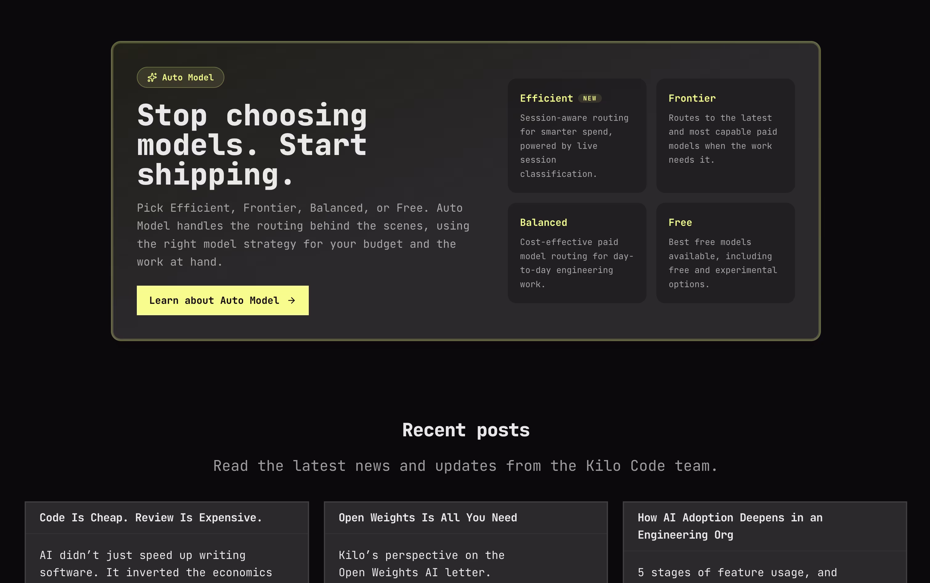 Kilo Code screenshot 4