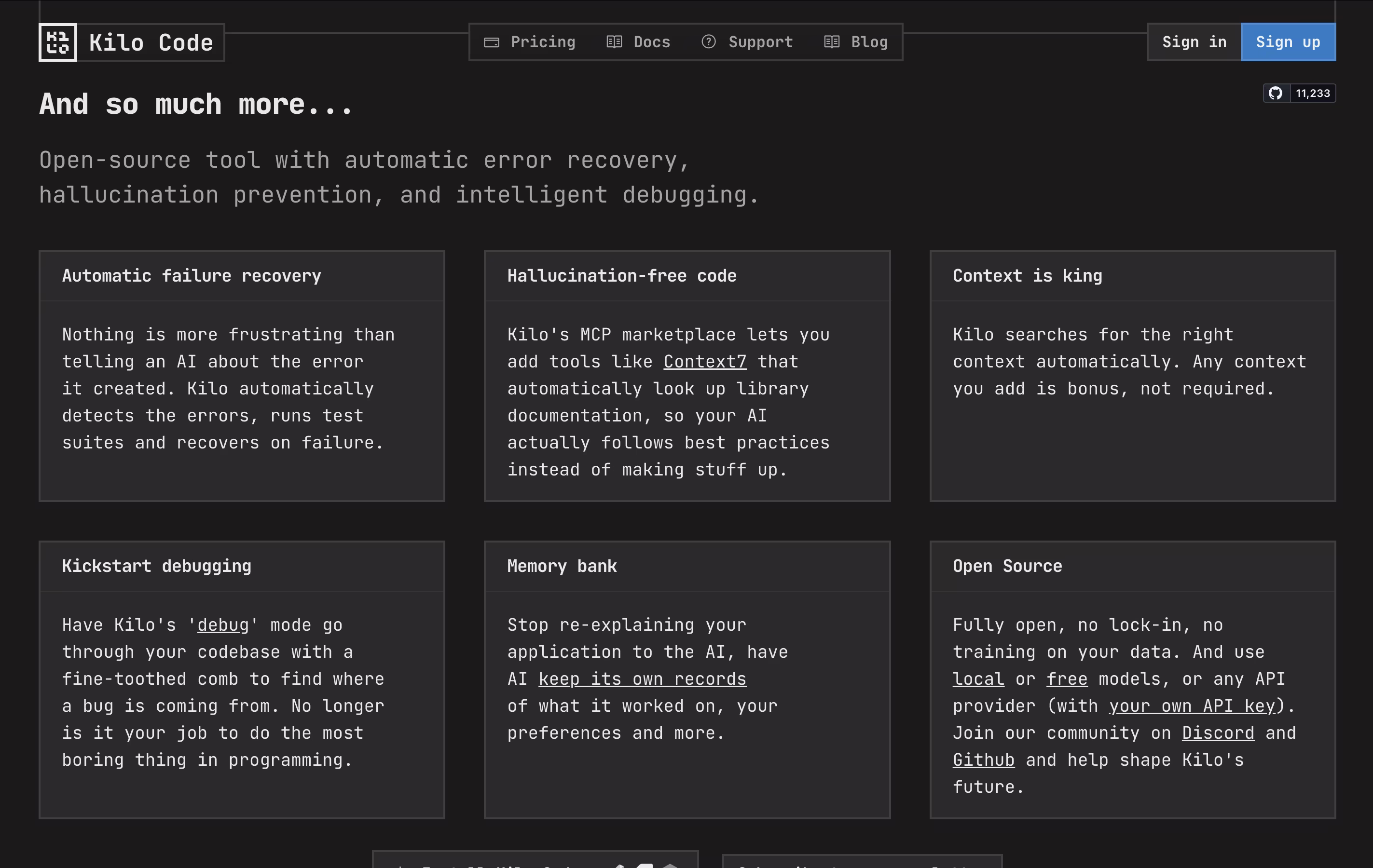 Kilocode screenshot 3