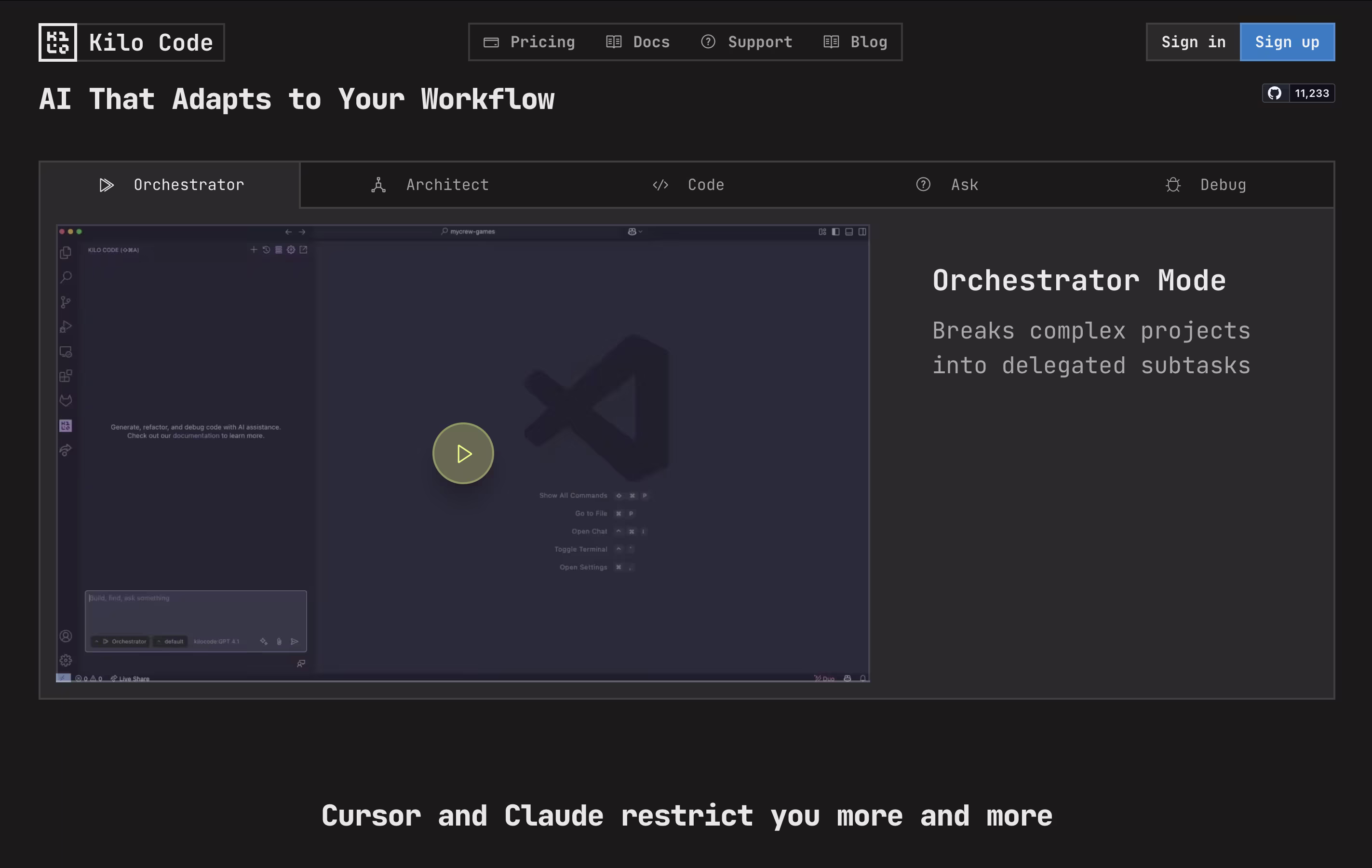 Kilocode screenshot 4