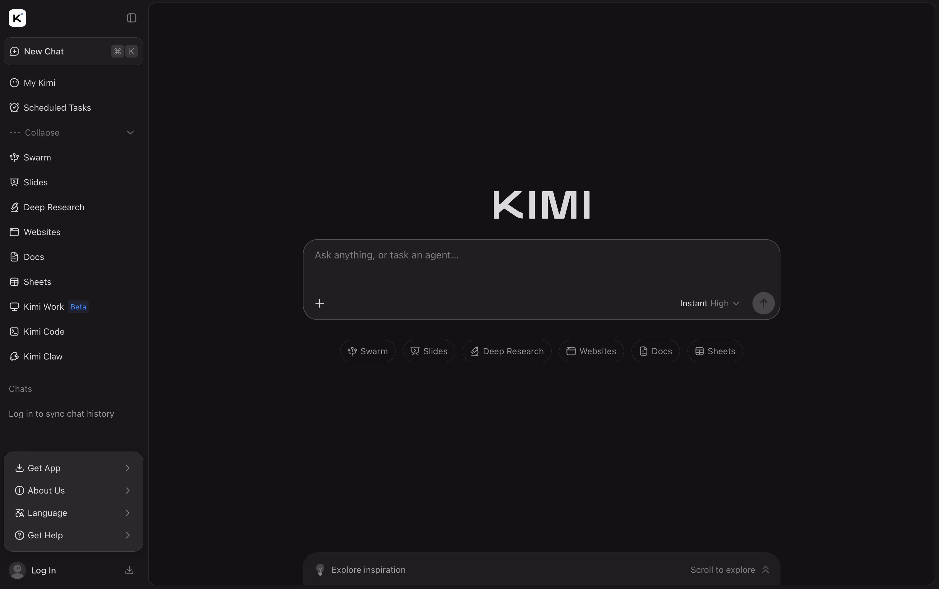 Kimi screenshot