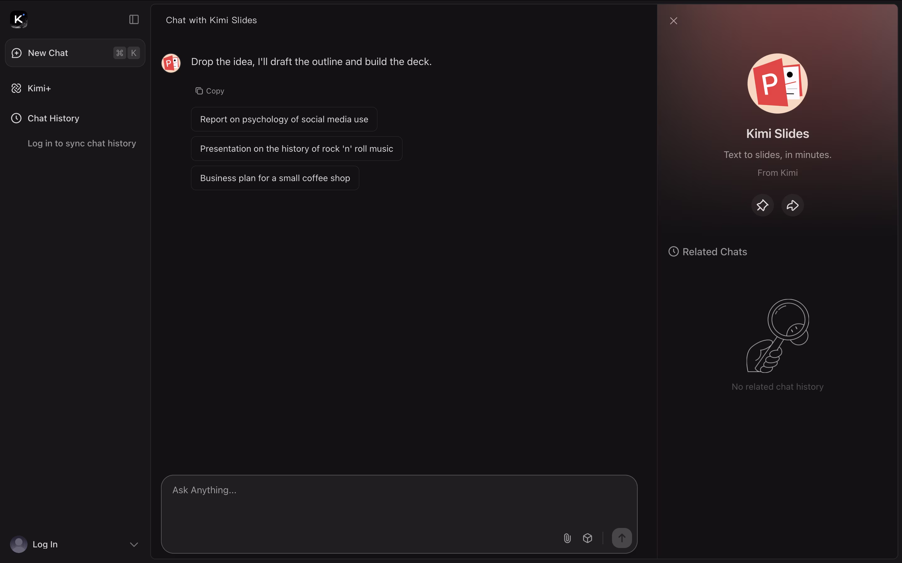 Kimi screenshot 3