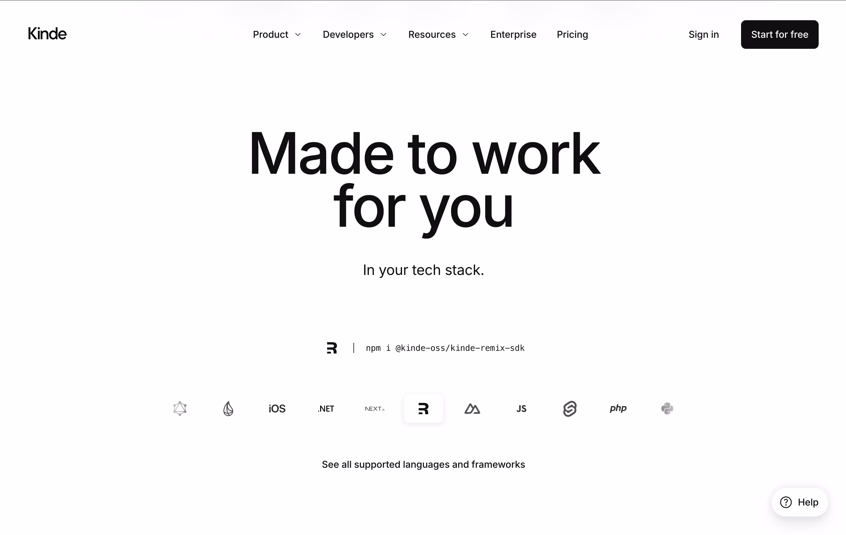 Kinde screenshot 2