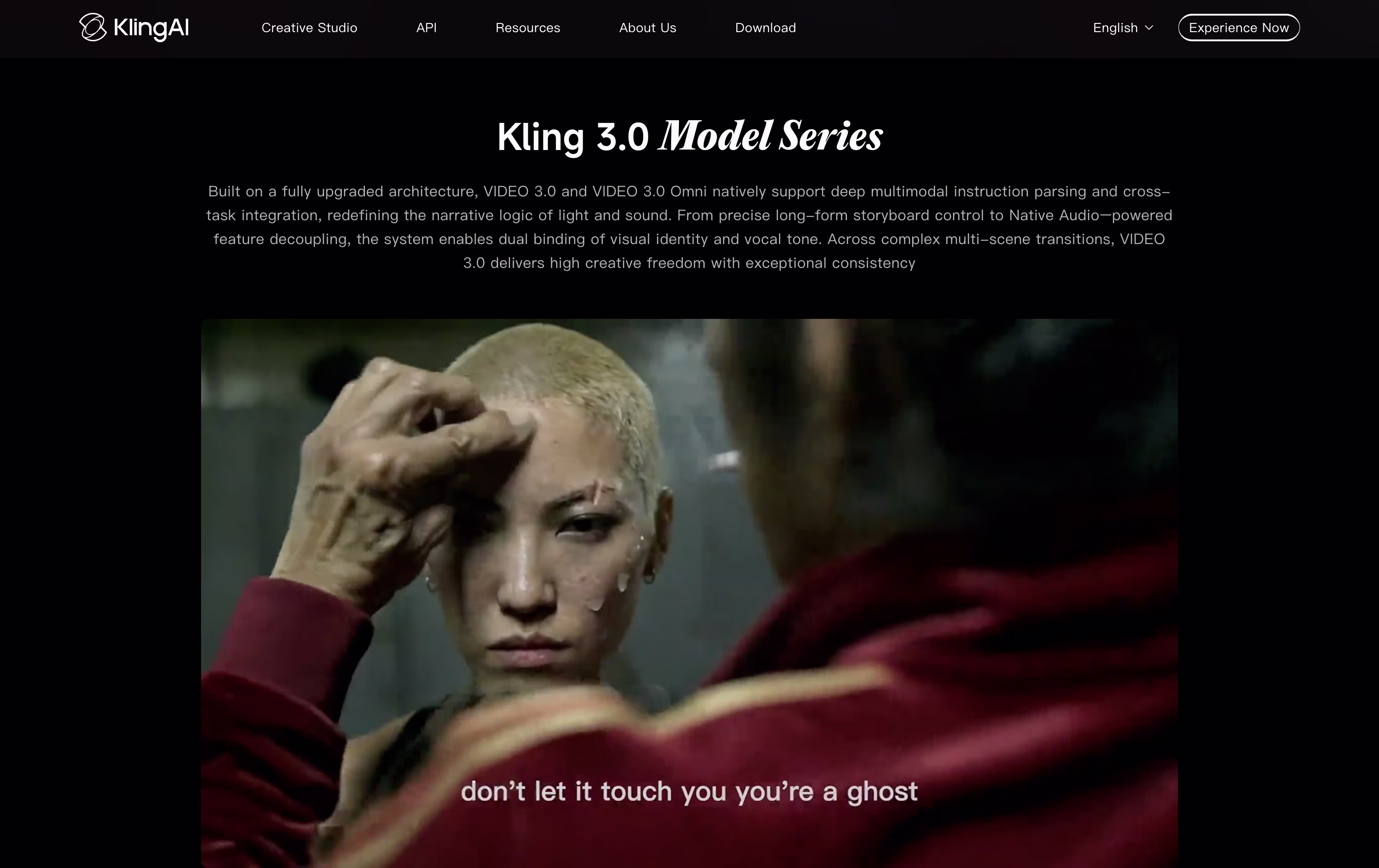 Kling AI screenshot 2