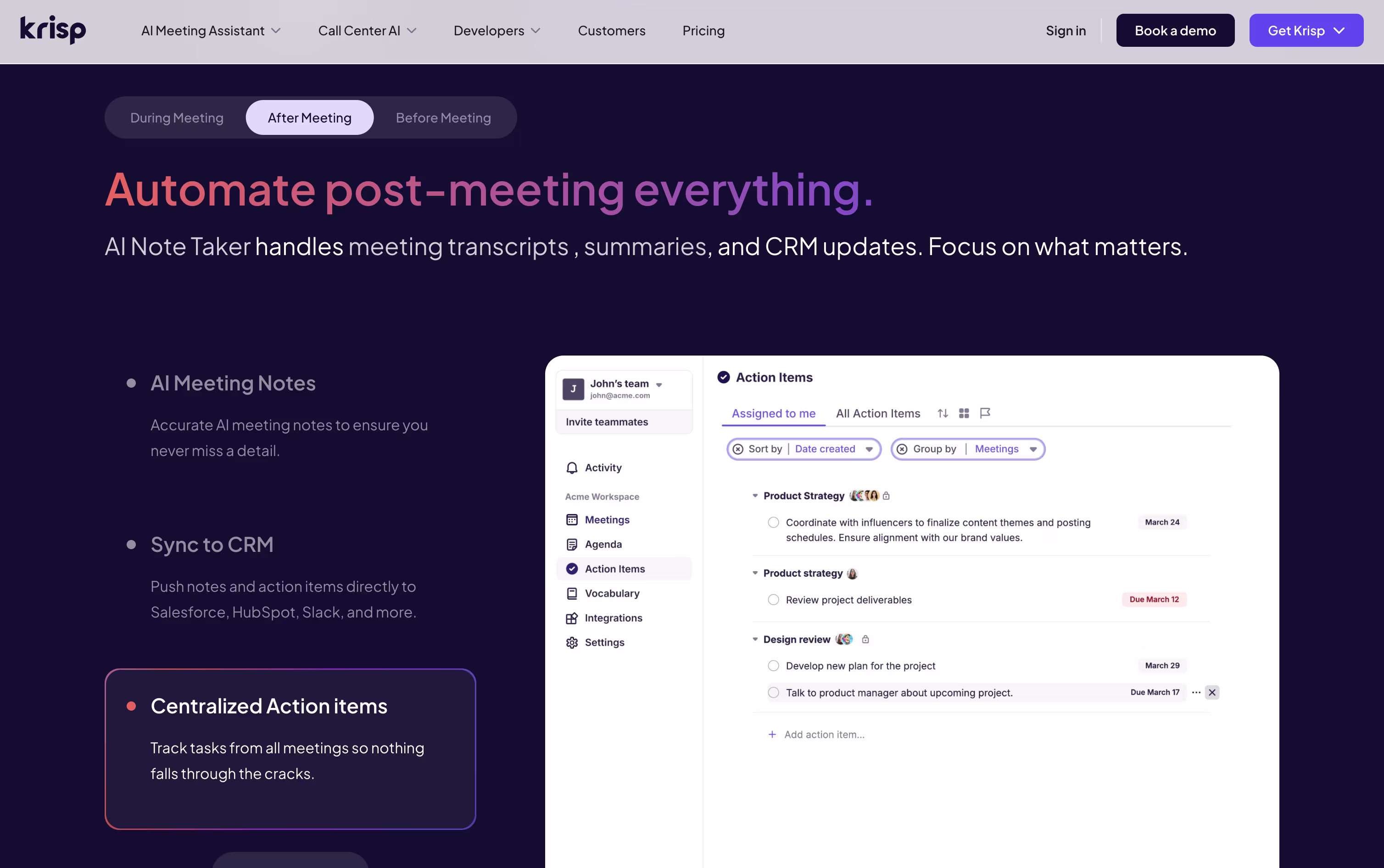 Krisp screenshot 3