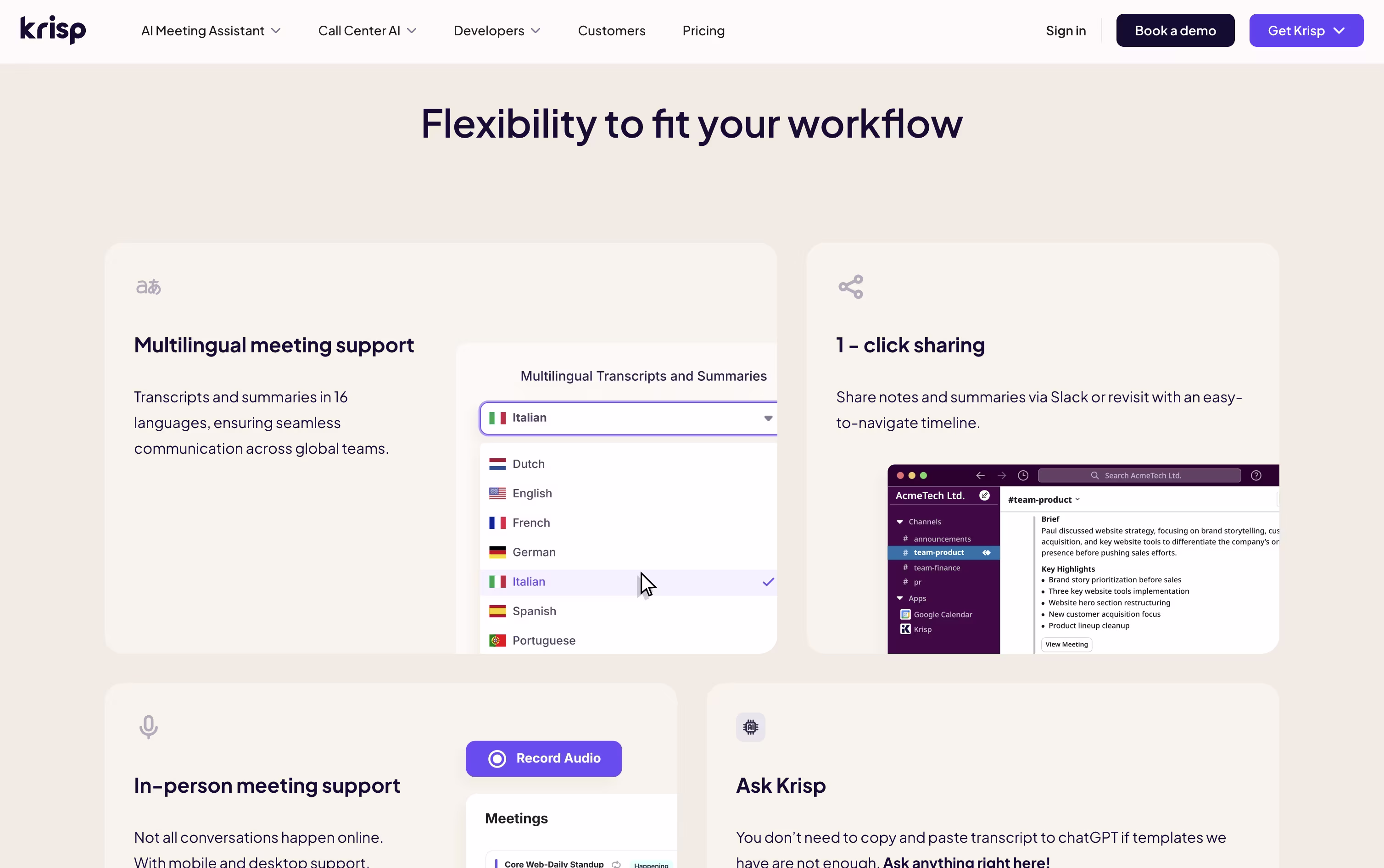 Krisp screenshot 5