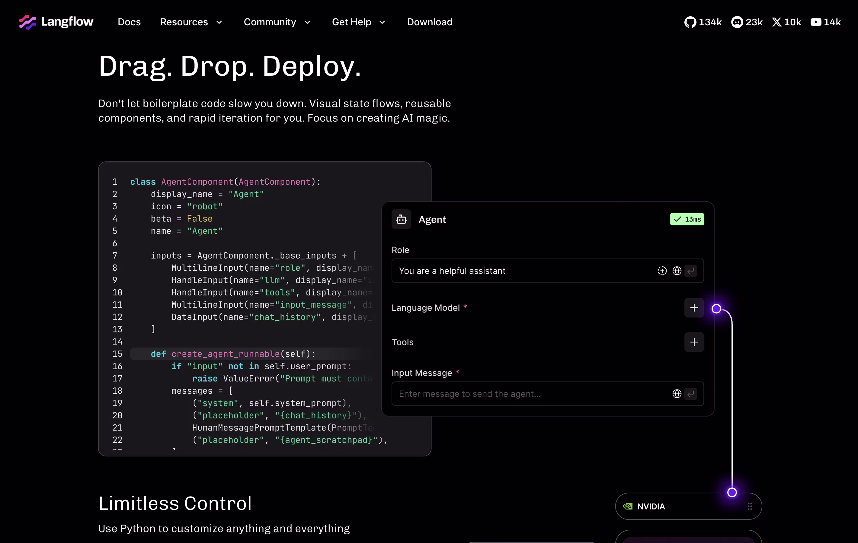 Langflow screenshot 3