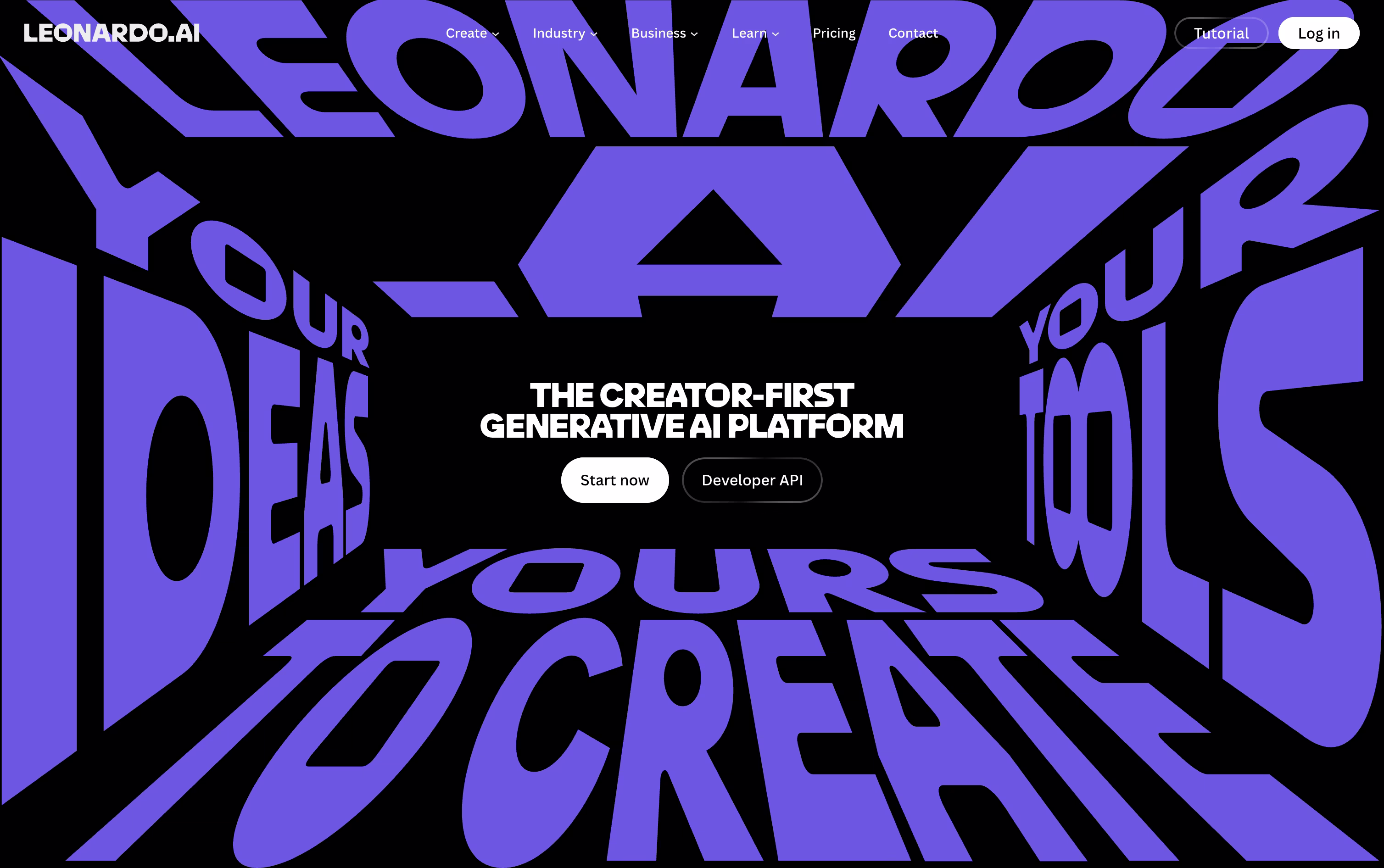Leonardo AI screenshot