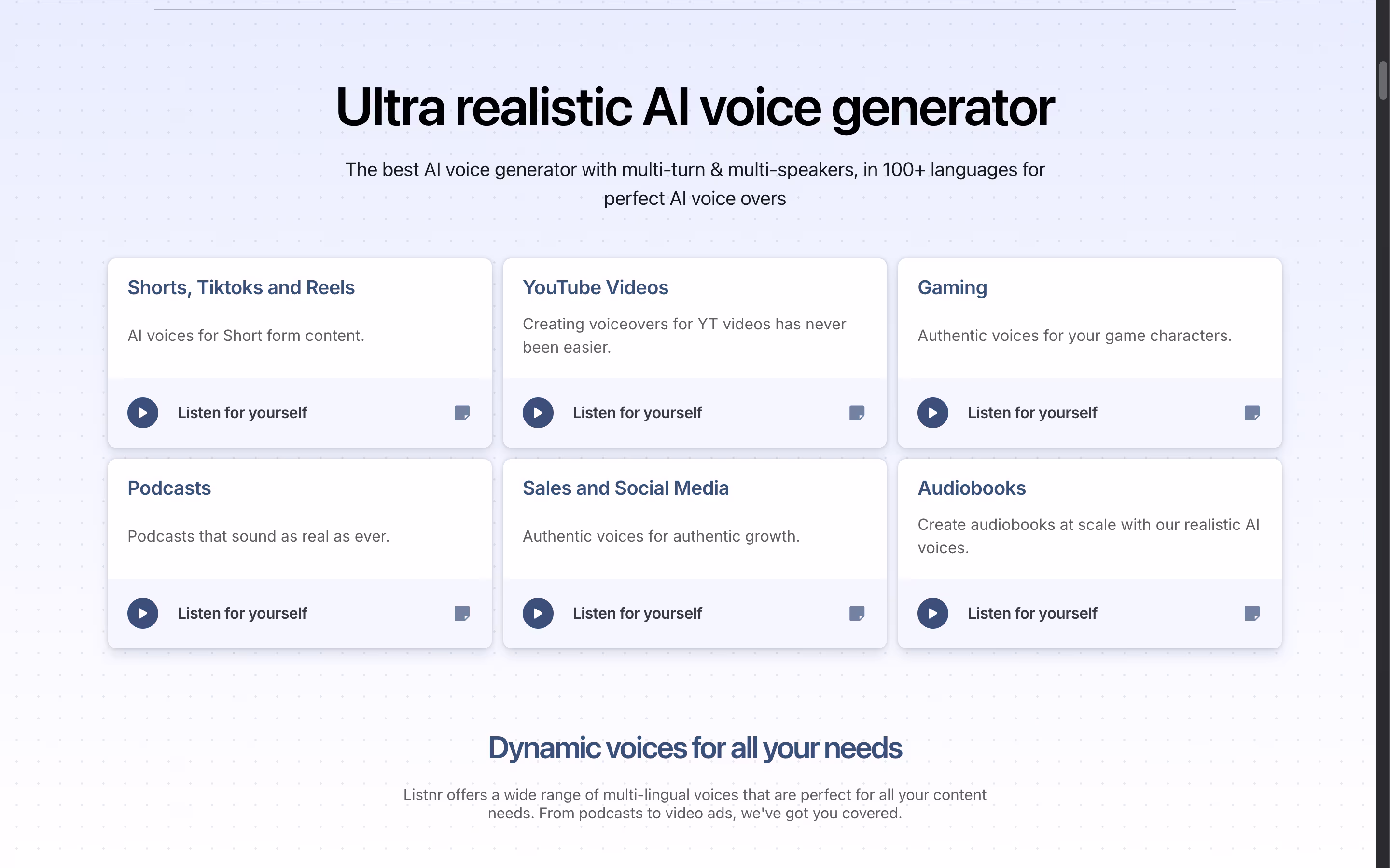 Listnr AI screenshot 2