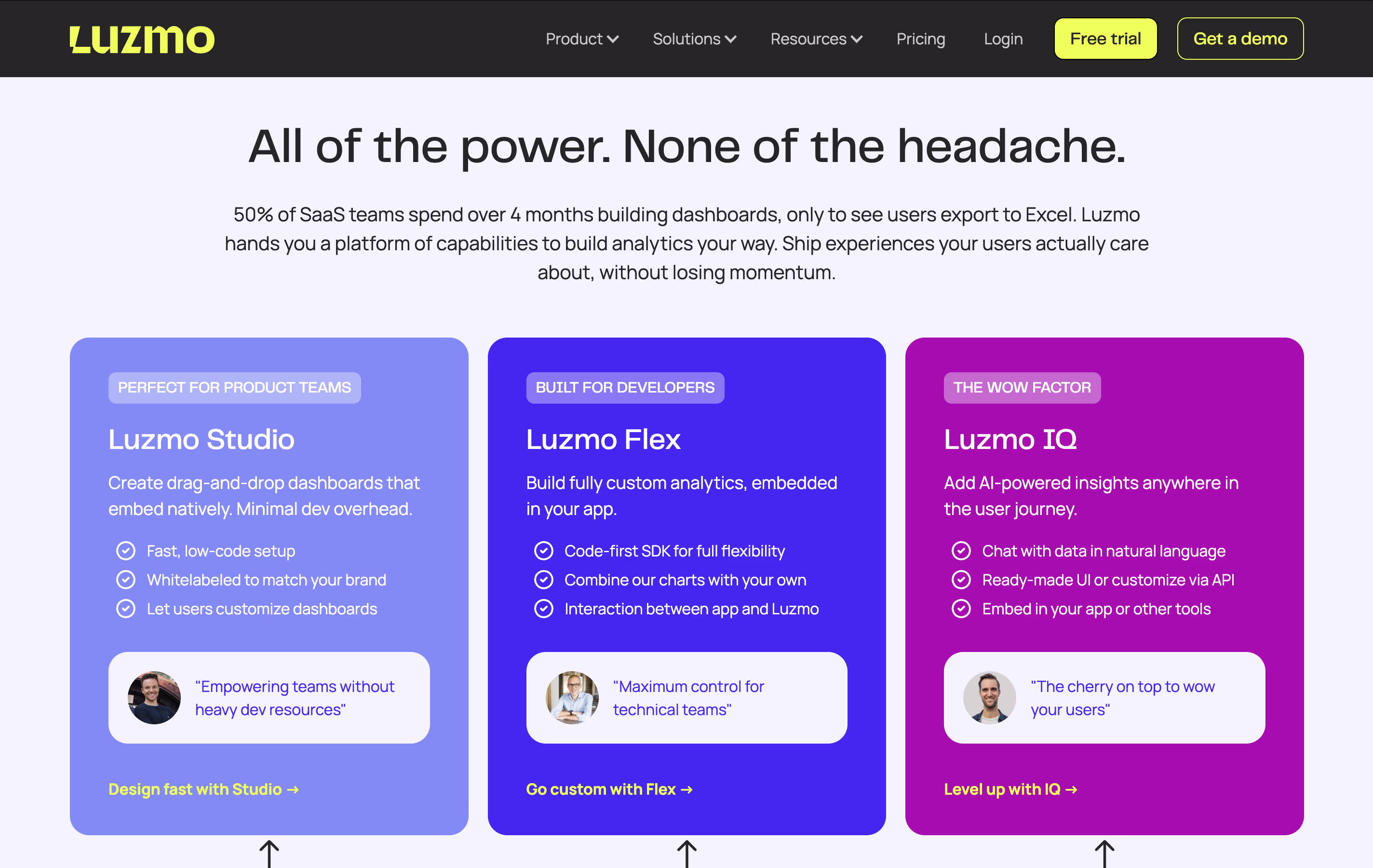 Luzmo screenshot 2