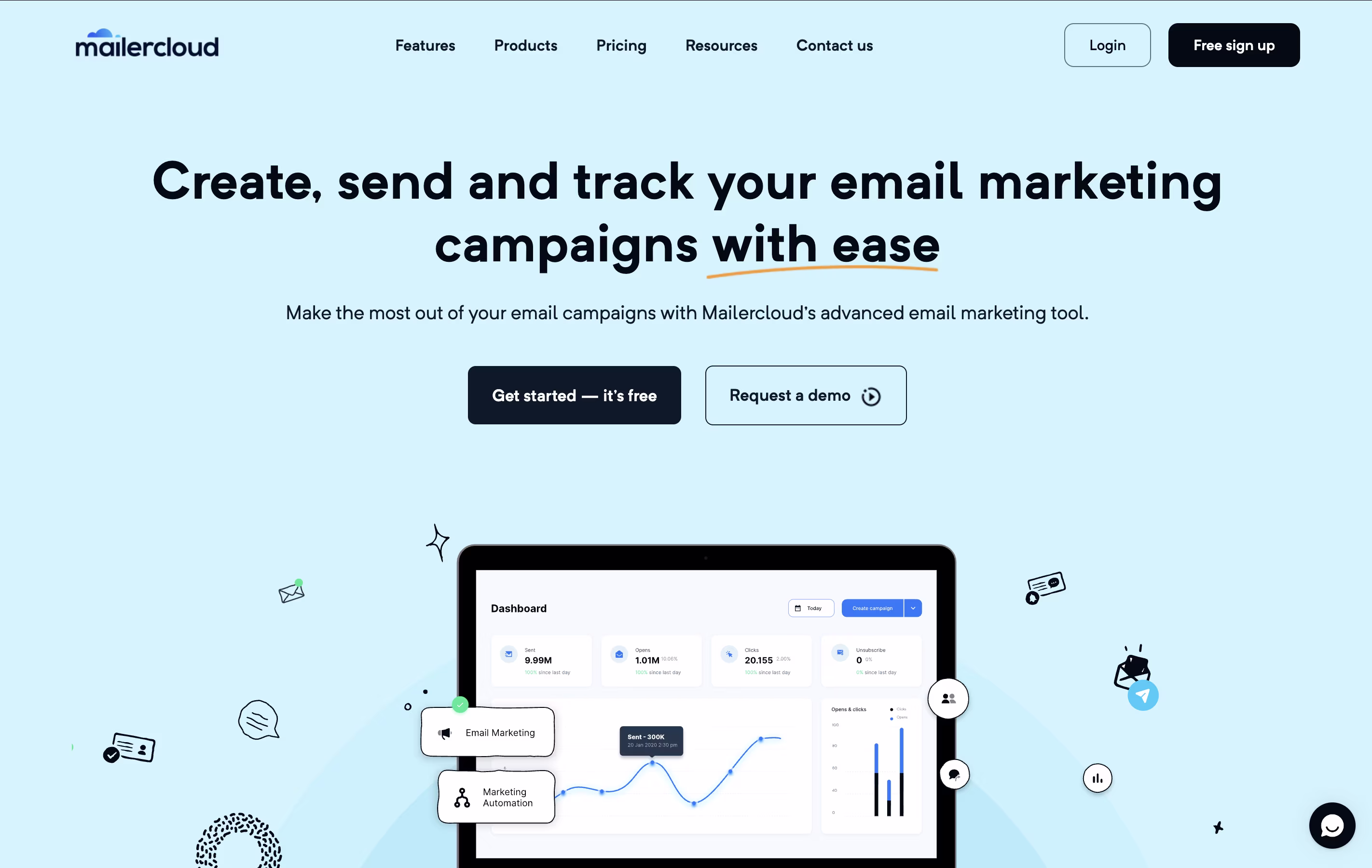 Mailercloud screenshot