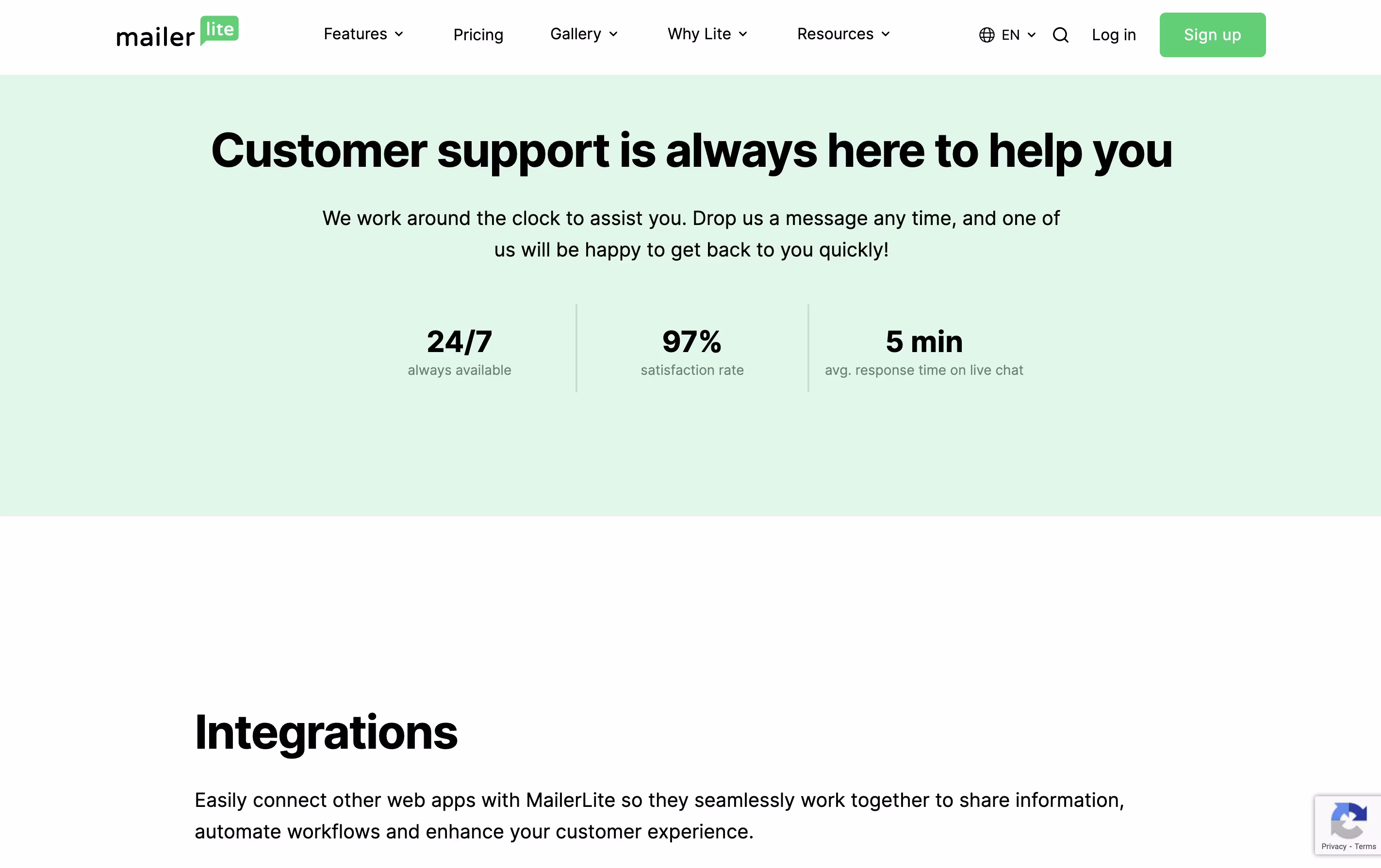 MailerLite screenshot 2