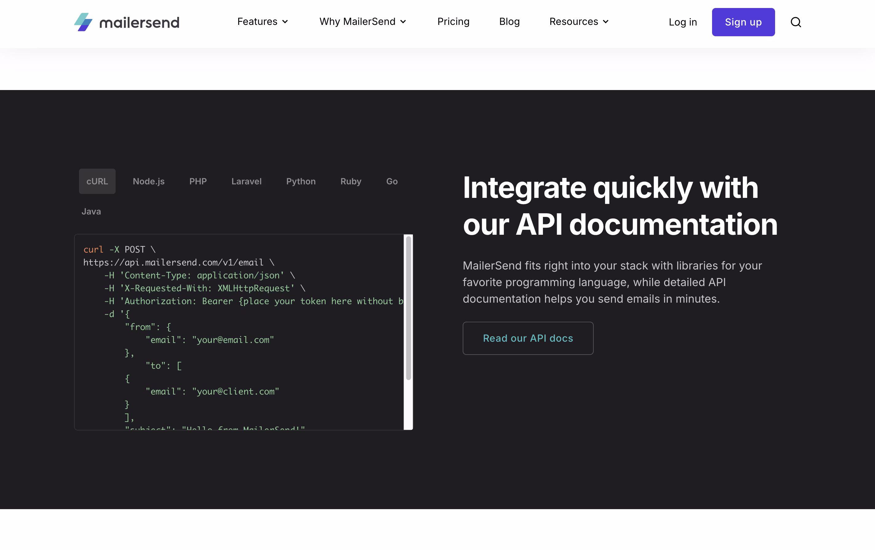MailerSend screenshot 3