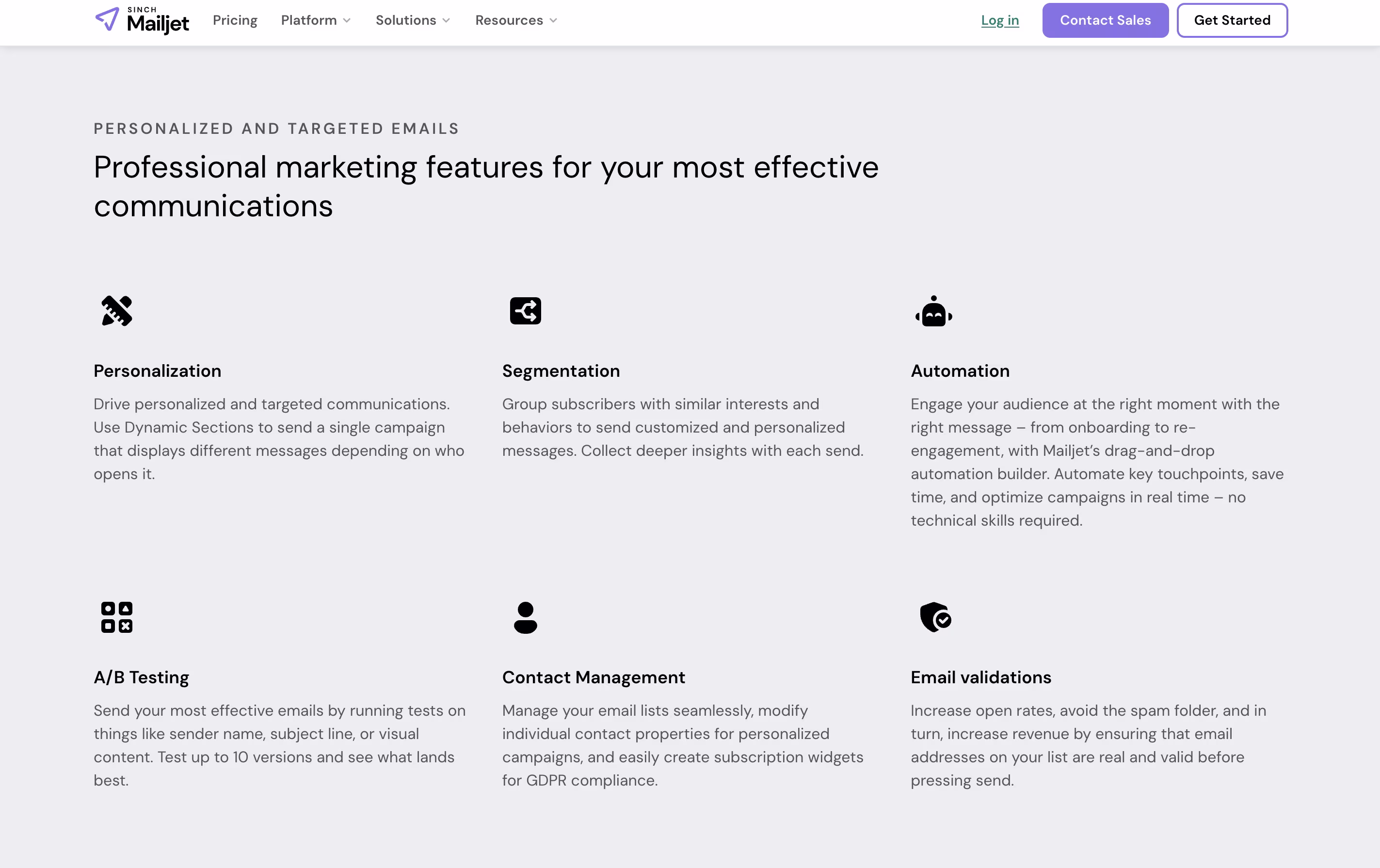Mailjet screenshot 4