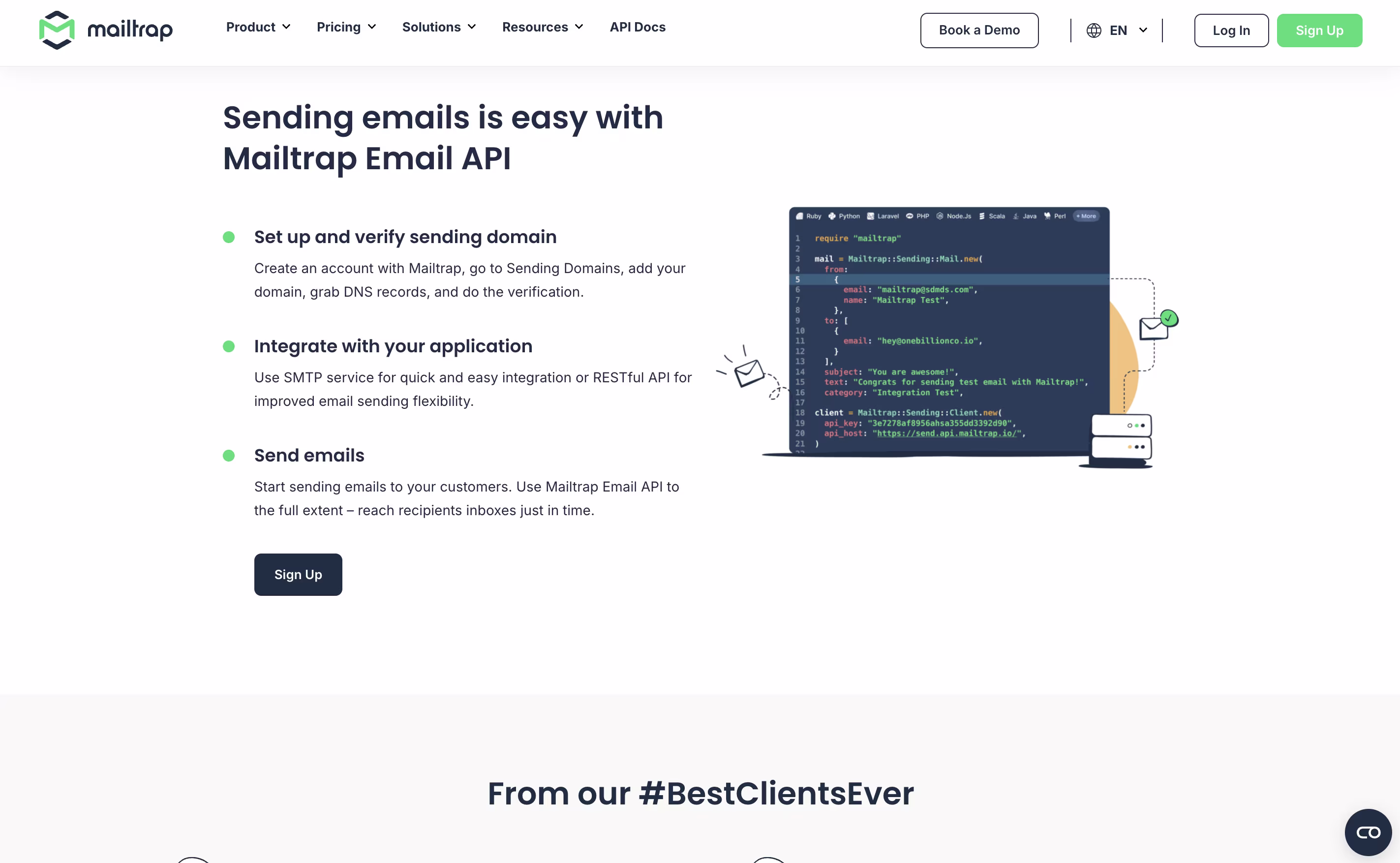 Mailtrap screenshot 5