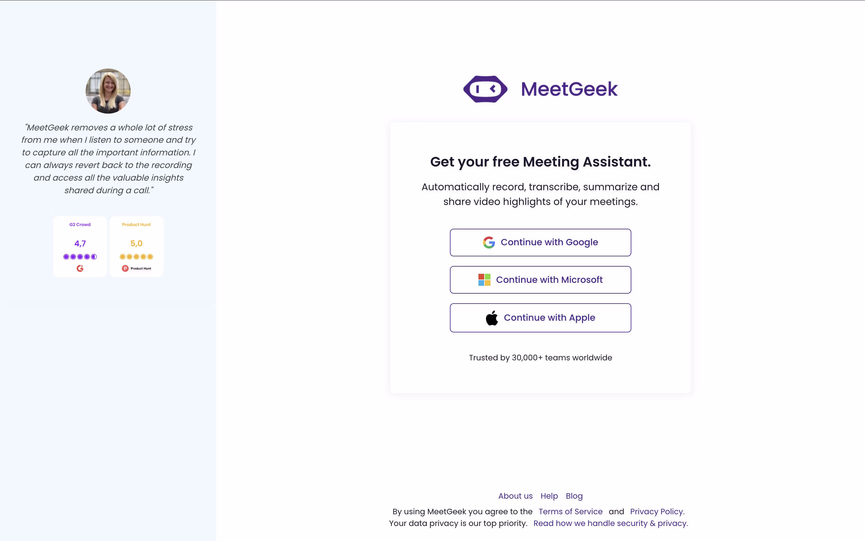 MeetGeek screenshot 4