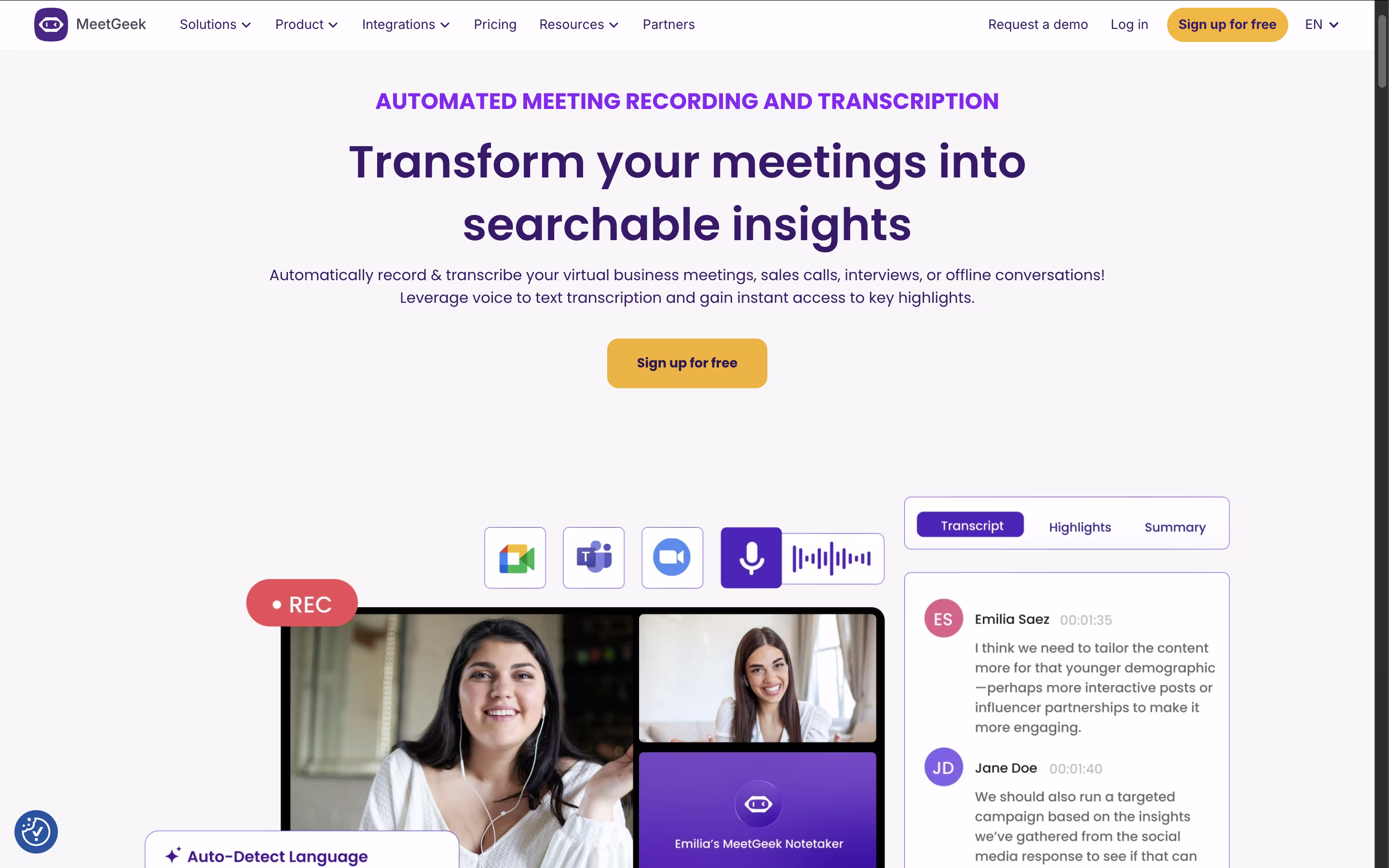 MeetGeek screenshot 5
