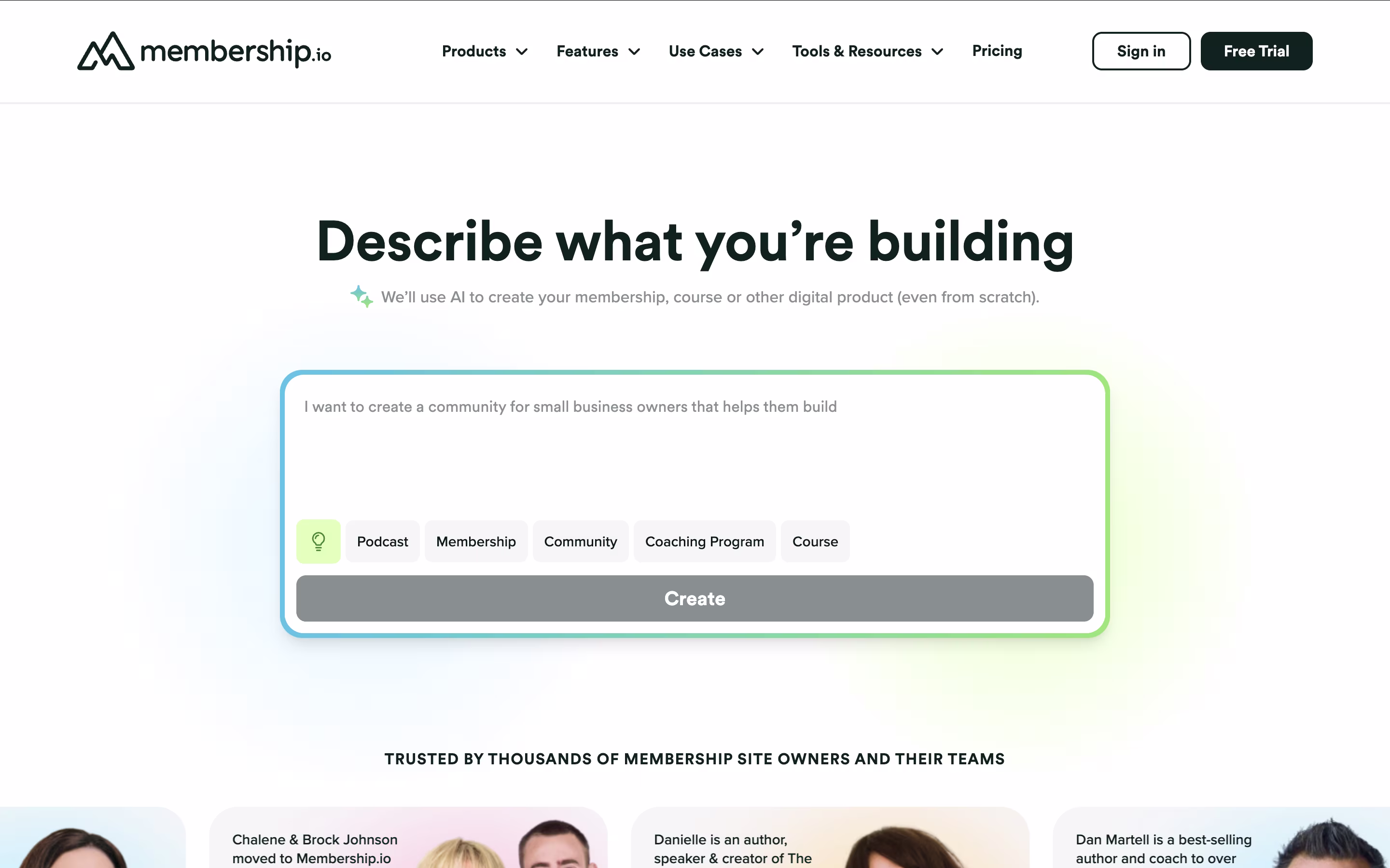Membership.io screenshot Membership.io screenshot