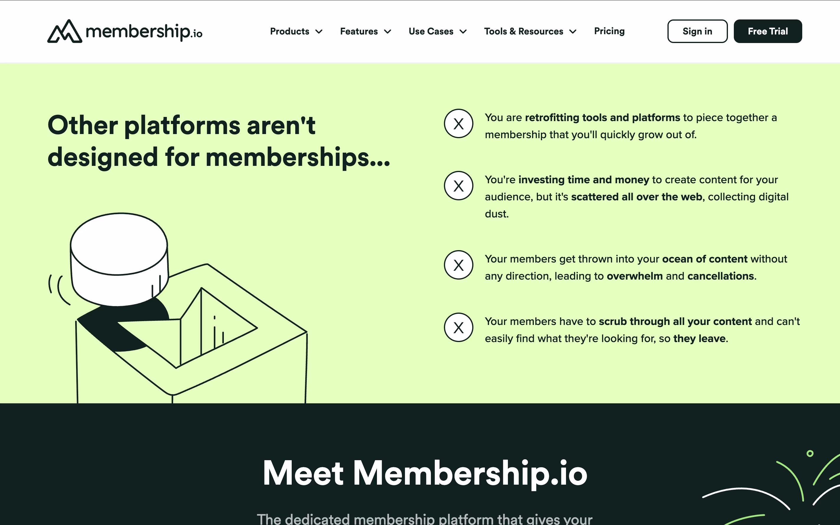 Membership.io screenshot 2