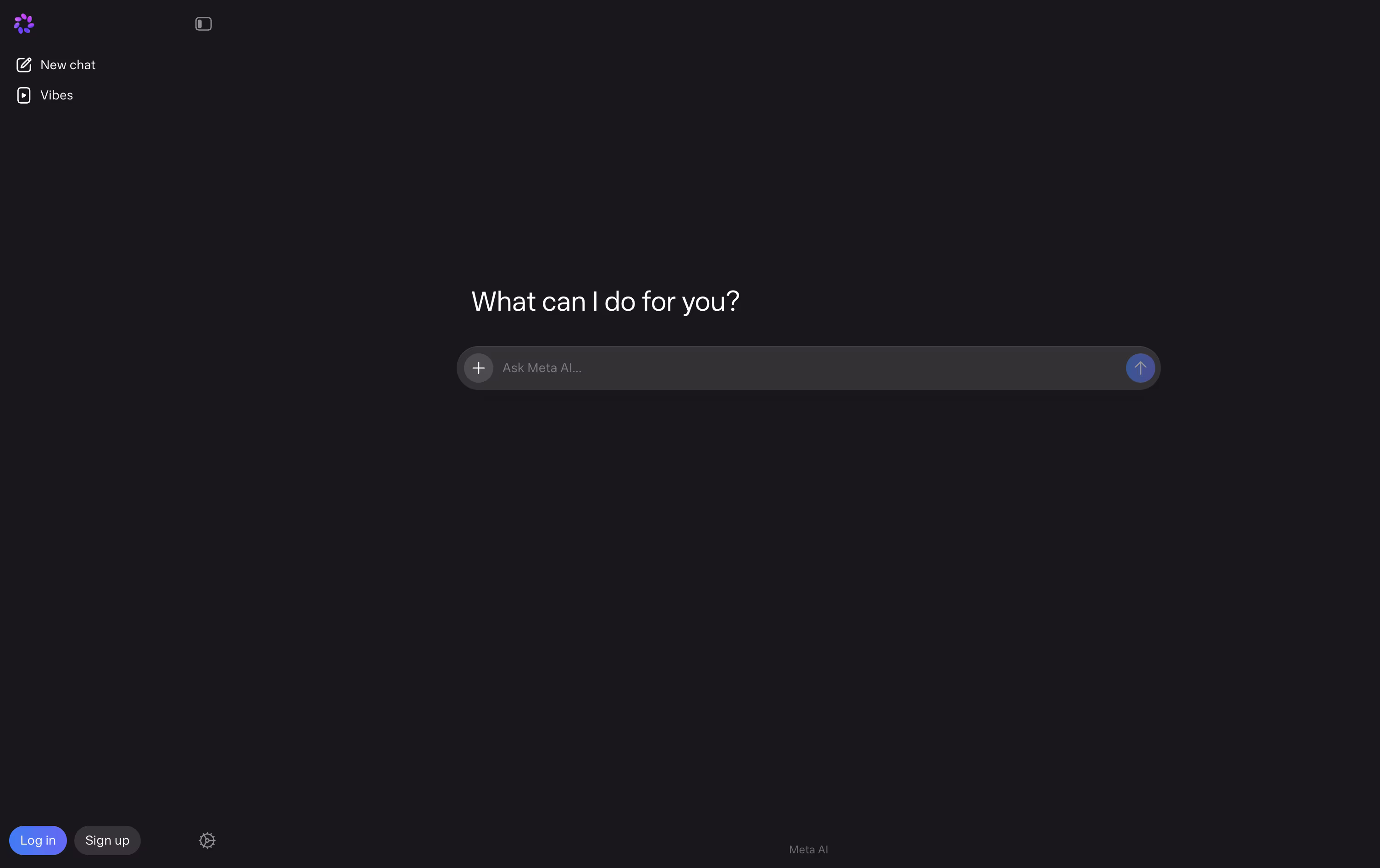 Meta AI screenshot