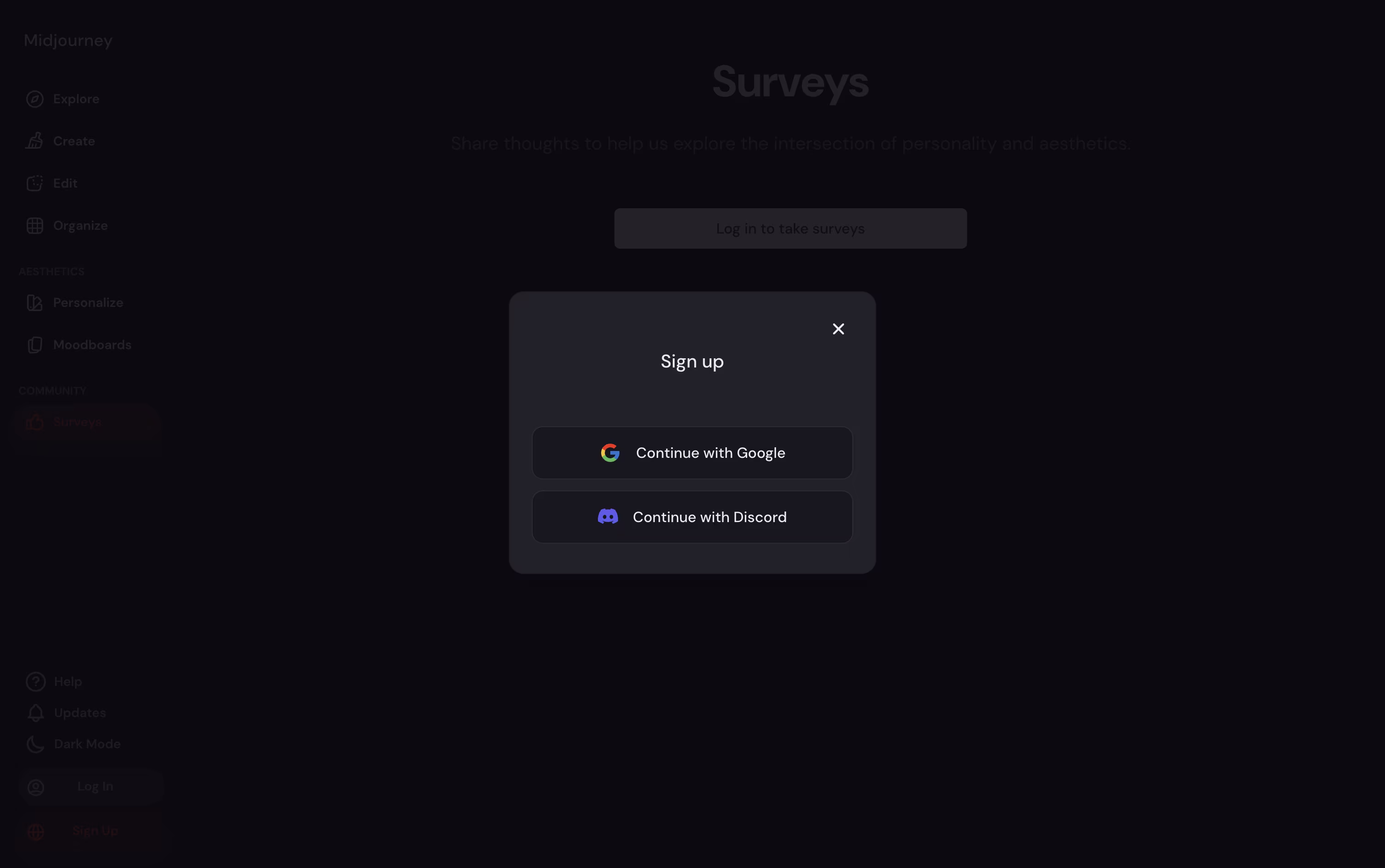 Midjourney screenshot 6