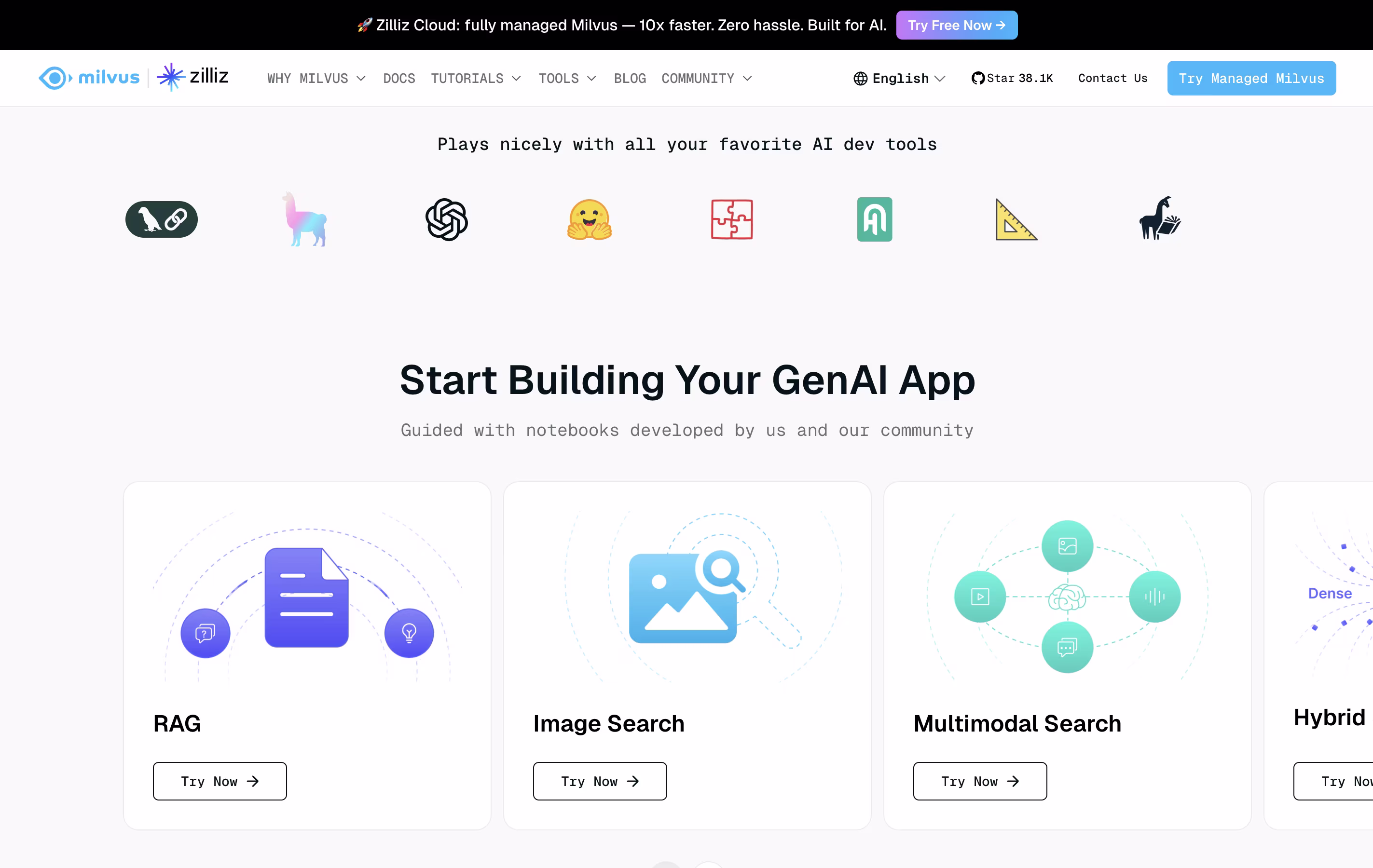 Milvus screenshot 3