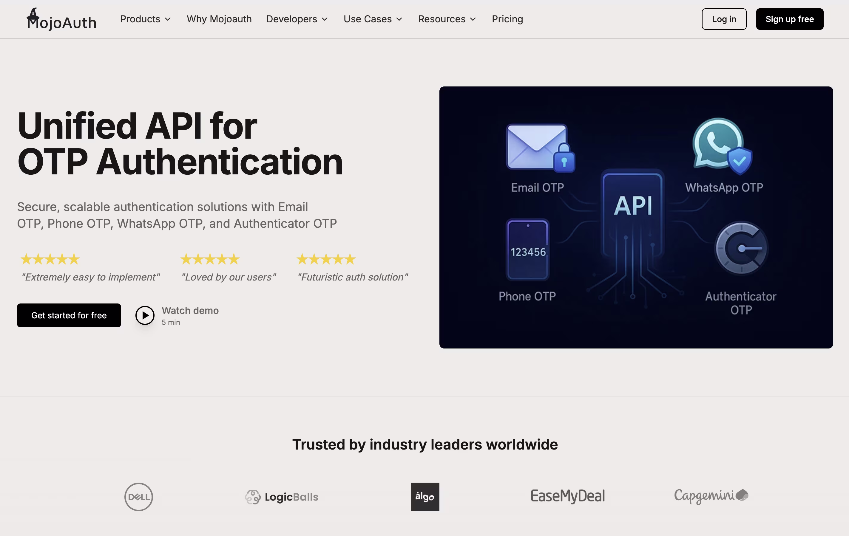 MojoAuth screenshot