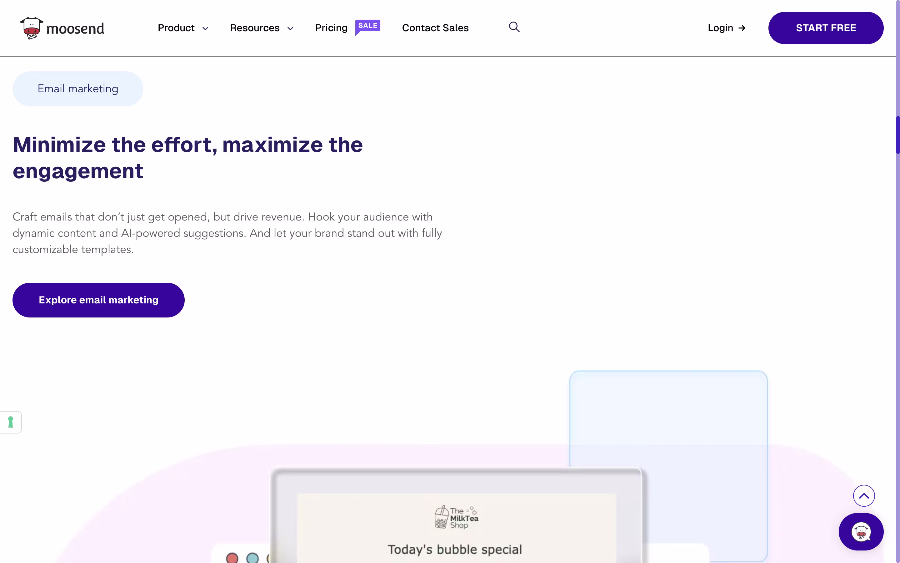 Moosend screenshot 2