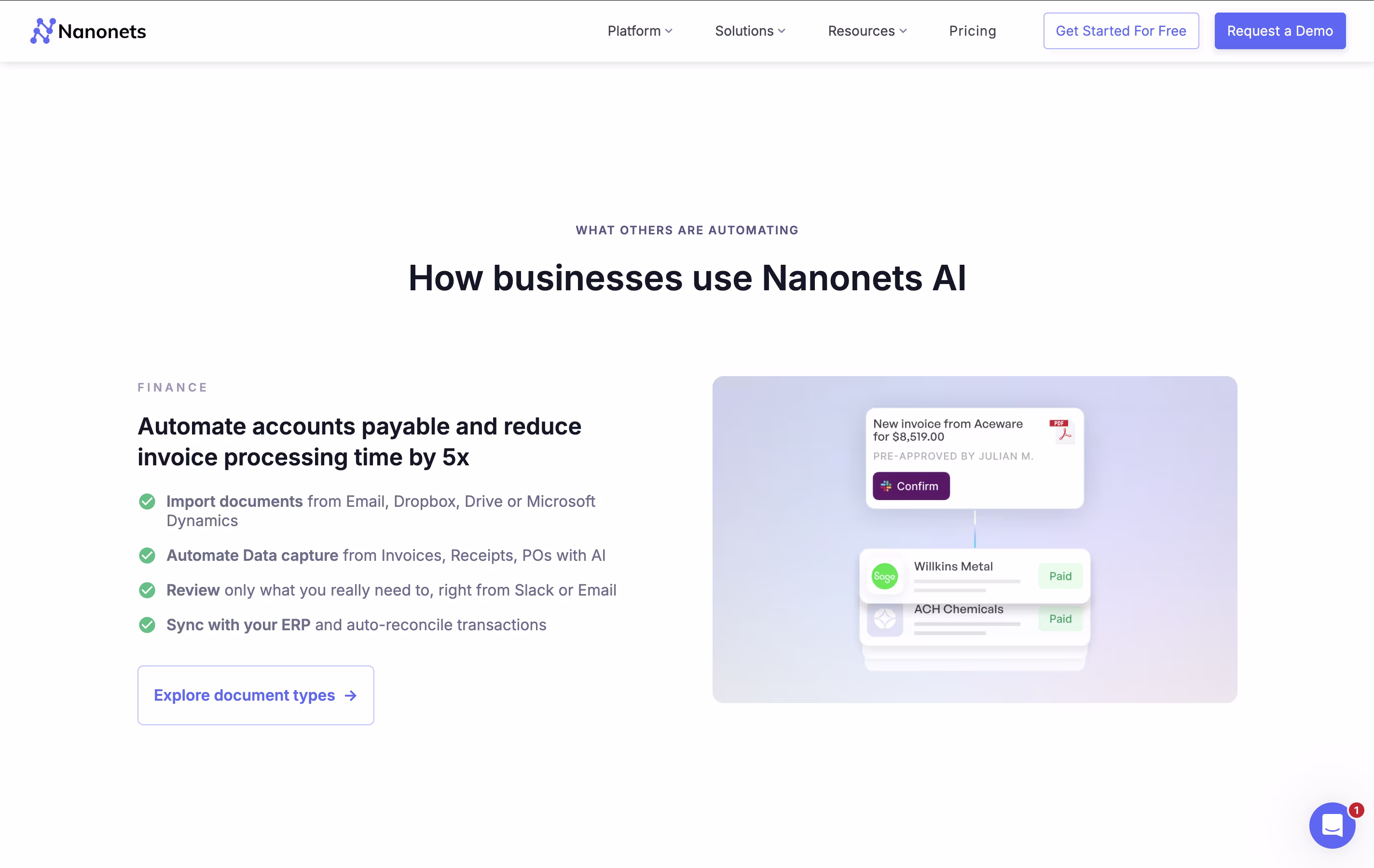 Nanonets screenshot 2