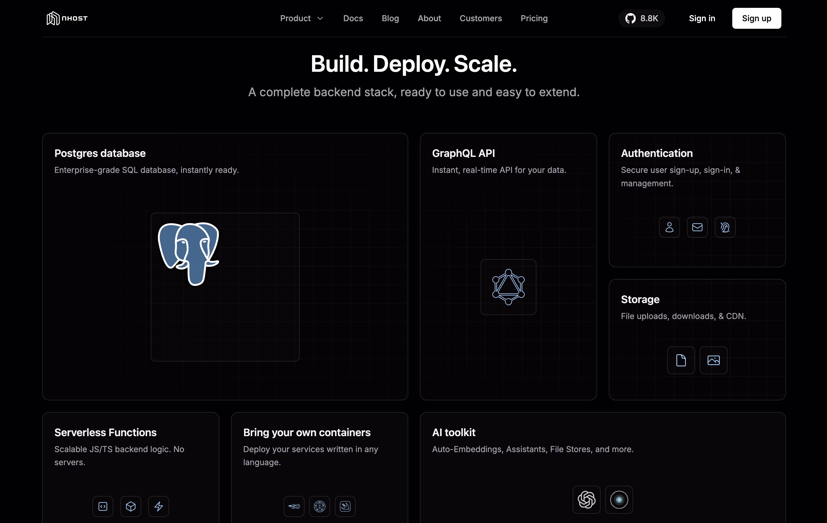 Nhost screenshot 2