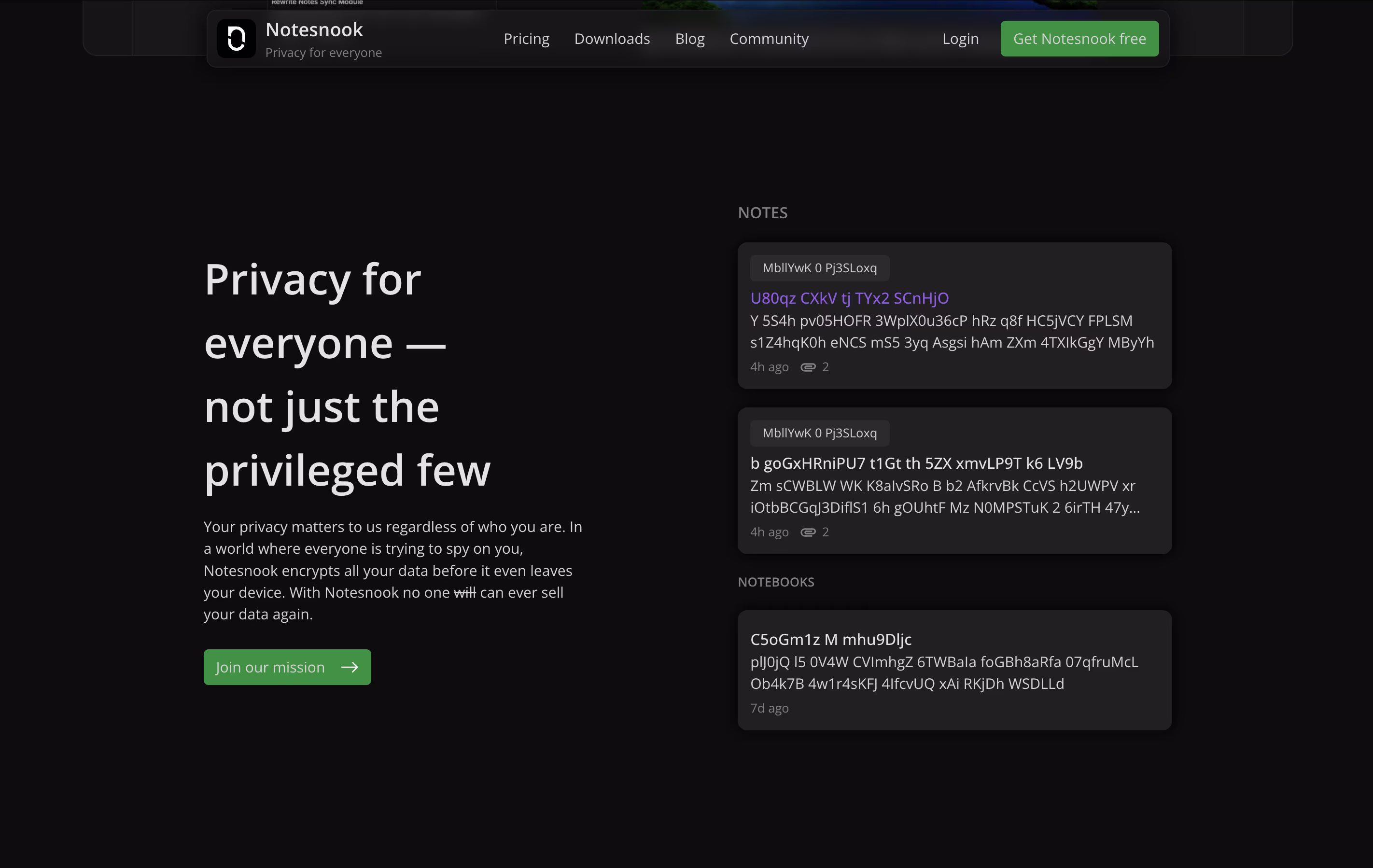Notesnook screenshot 2