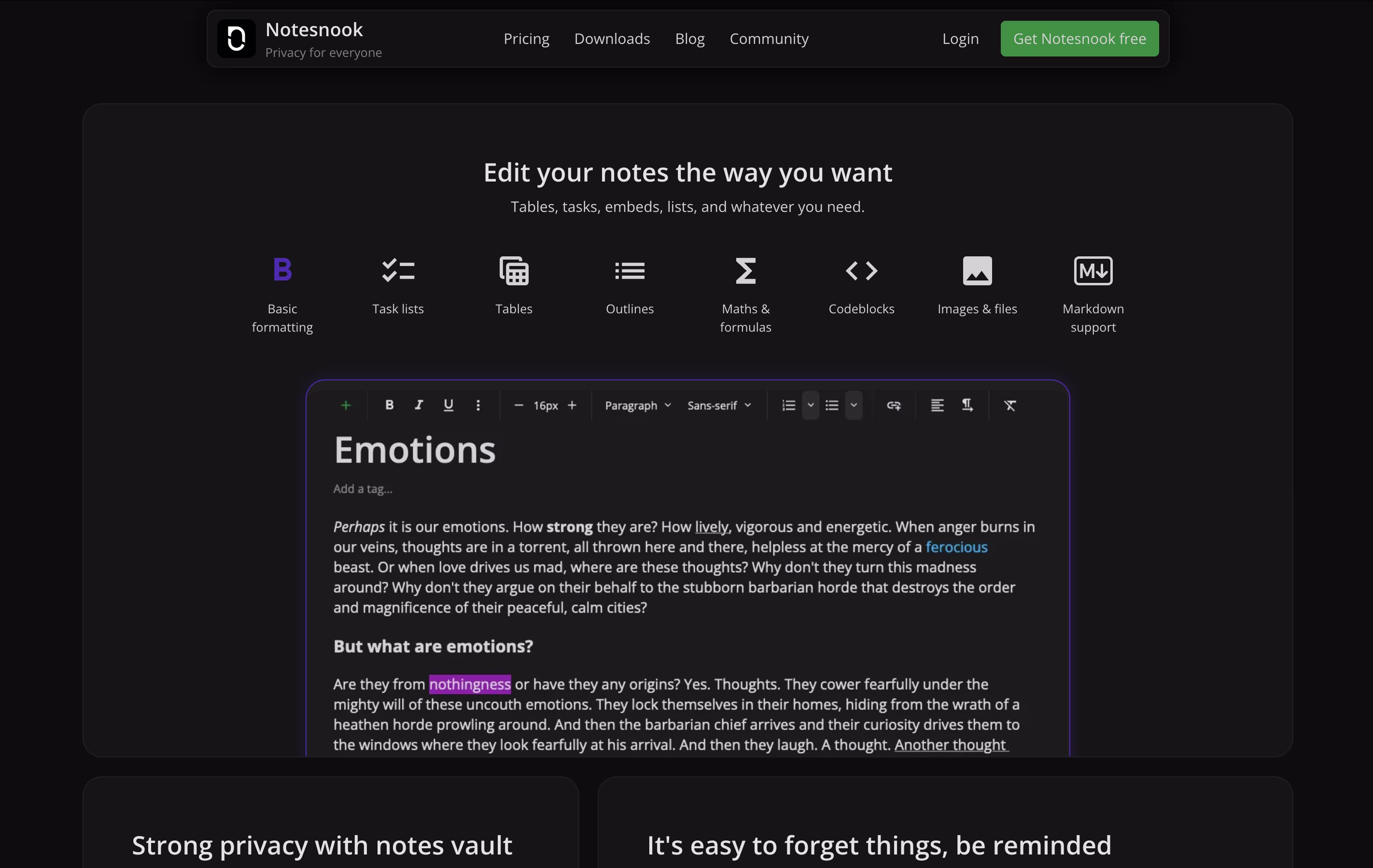 Notesnook screenshot 5