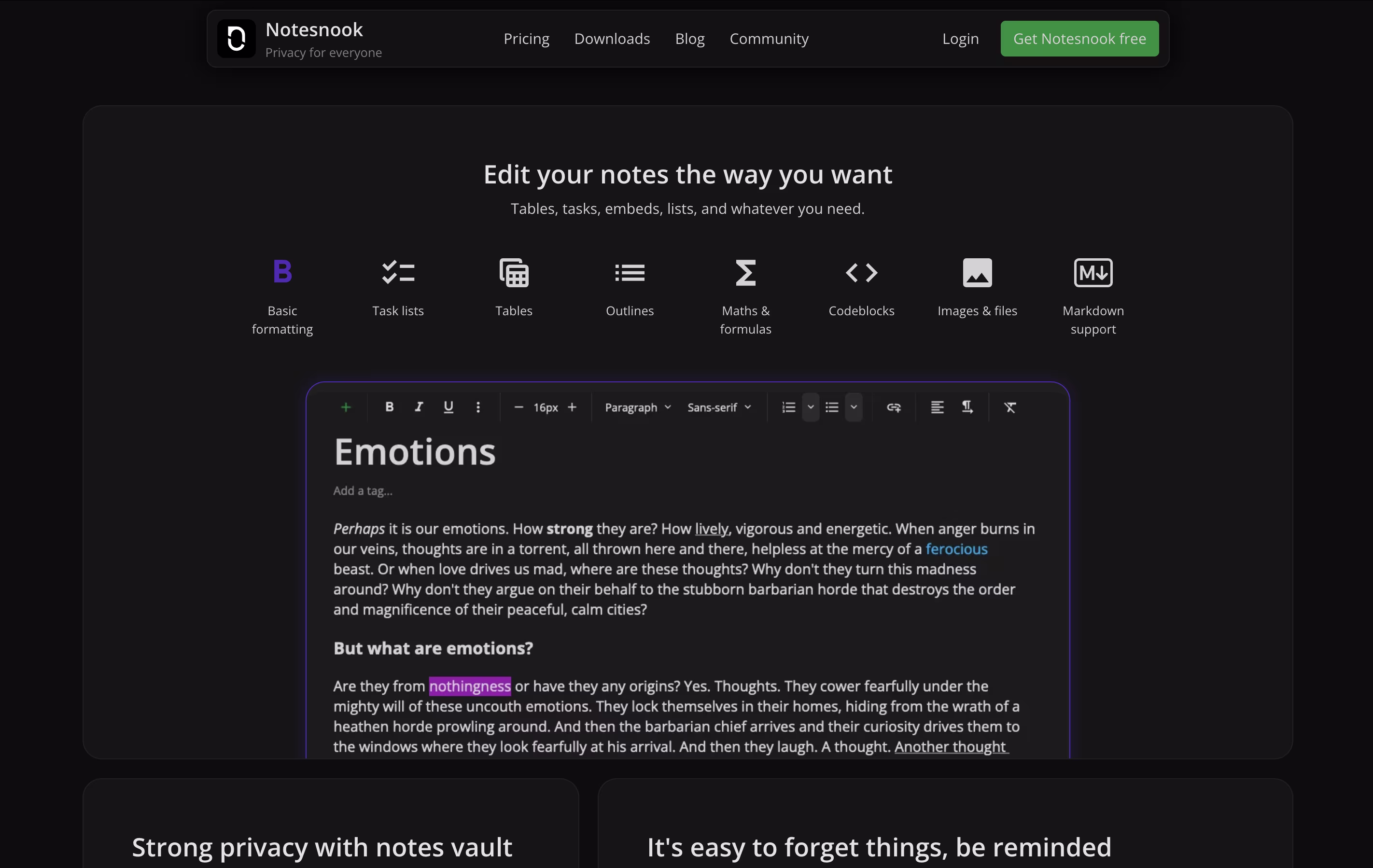 Notesnook screenshot 6
