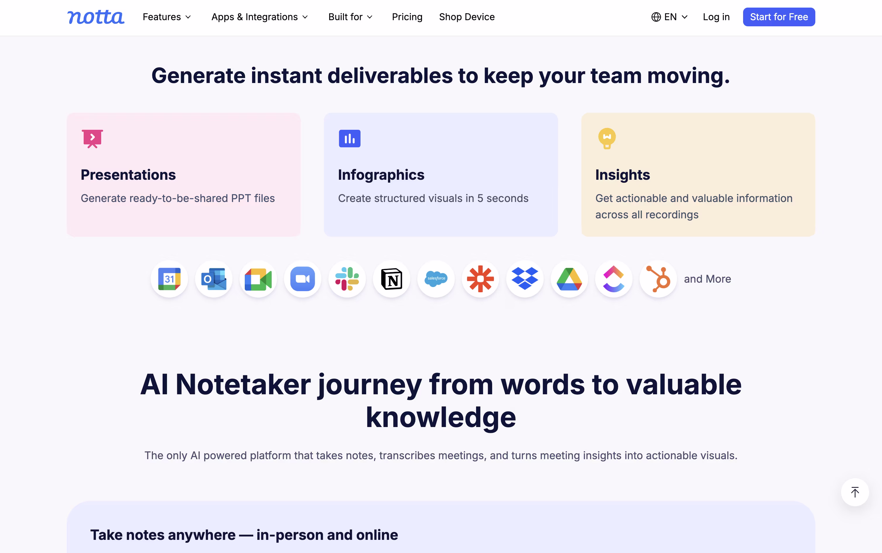 Notta screenshot 2