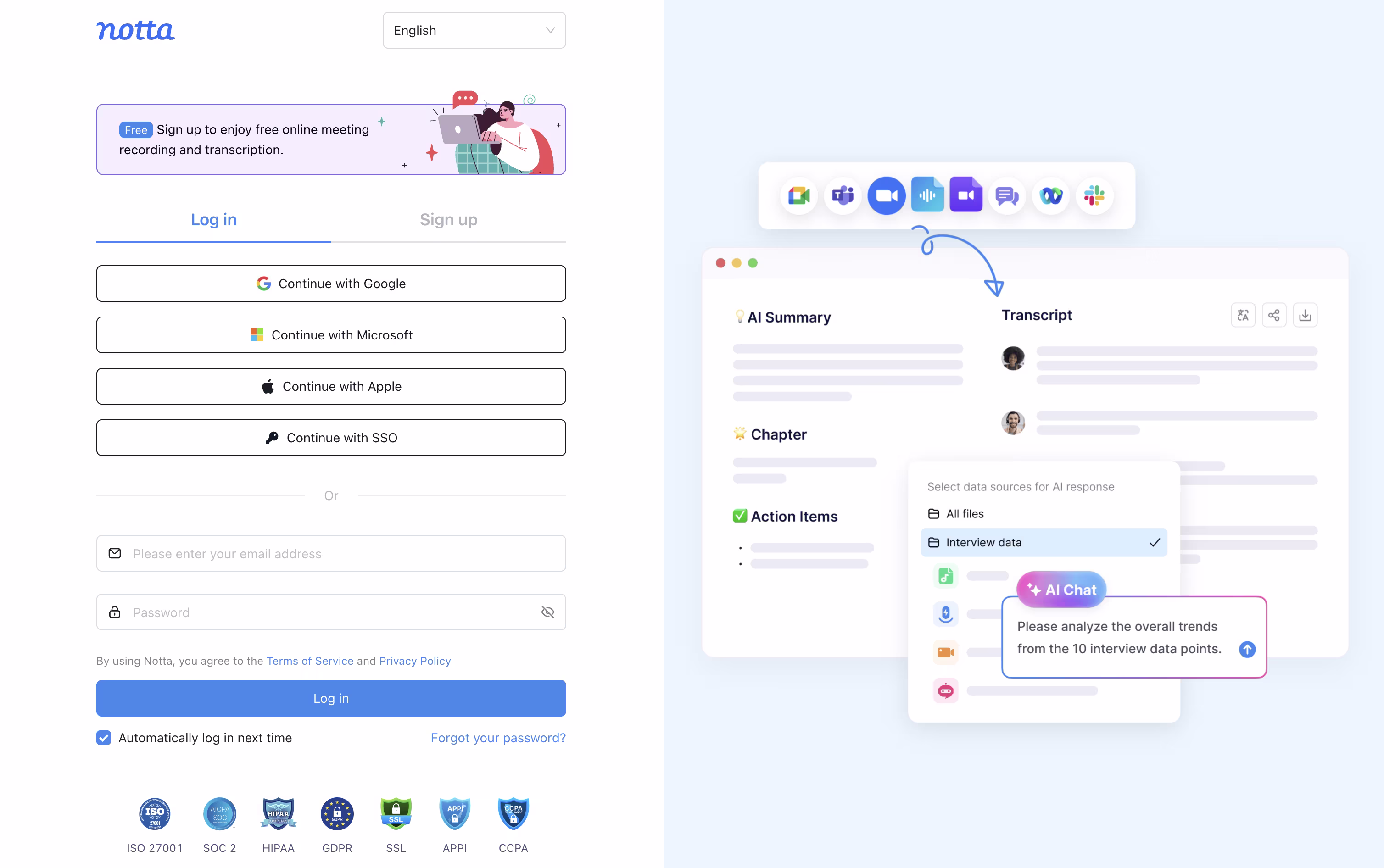 Notta screenshot 6