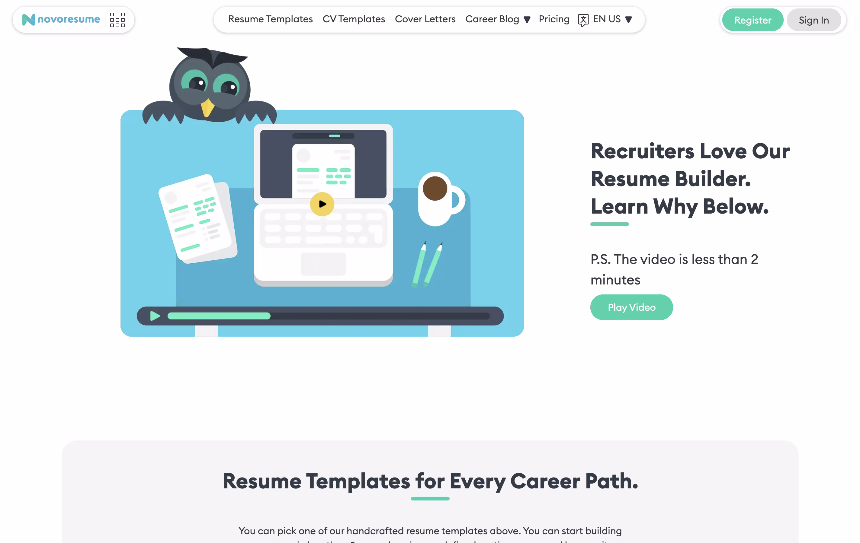 Novorésumé screenshot 2